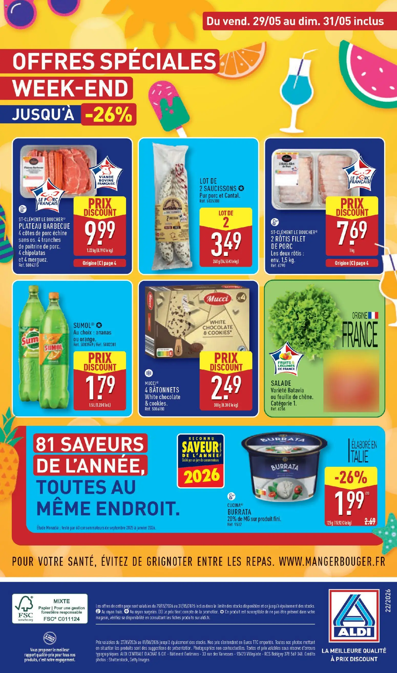 {H1} | Page: 43 | Produits: Salade, Viande, Porc, Viande bovine