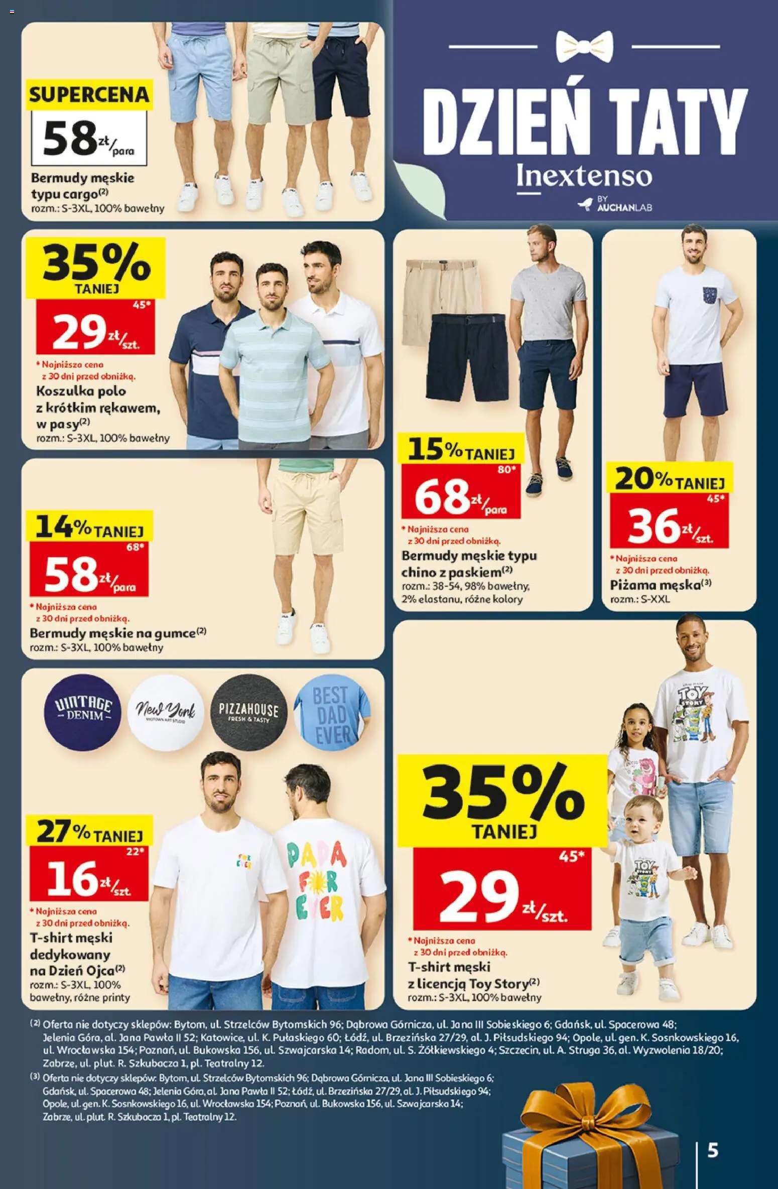Auchan gazetka - 30 Lat Hipermarket od 18.06.2026 | Strona: 5 | Produkty: Piżama