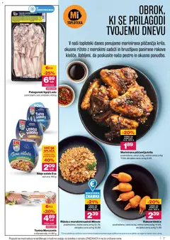 Mercator katalog akcije – veljaven od 18.06.2026 | Stran: 7 | Izdelki: Tuna, Losos, Piščančja krila, Rižota