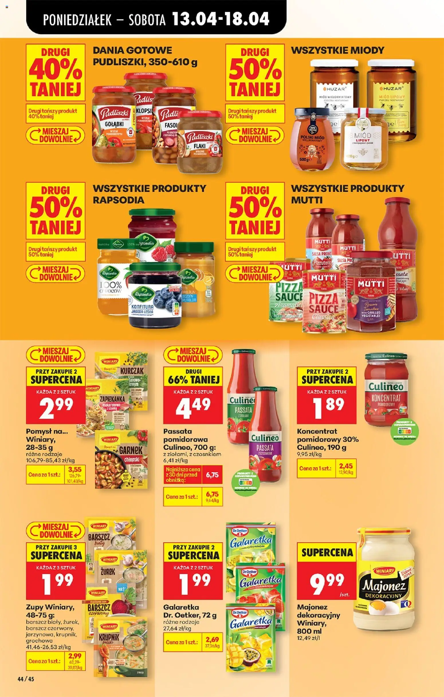 Biedronka Polsko leták od 13.04.2026 | Strana: 52 | Produkty: Pizza, Passata
