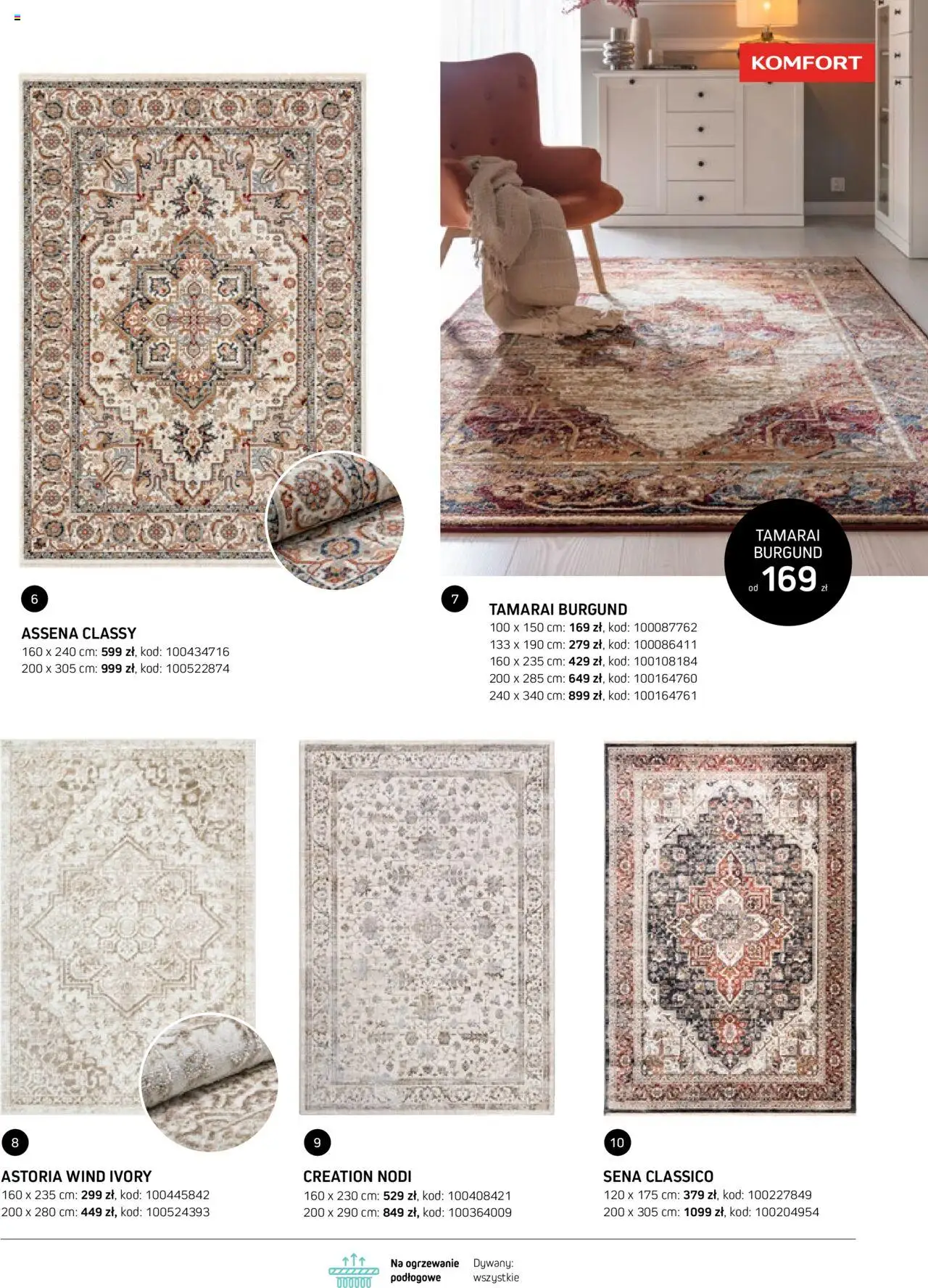 Komfort Gazetka - Katalog Dywanów od 15.10.2025 | Strona: 23 | Produkty: Dywany