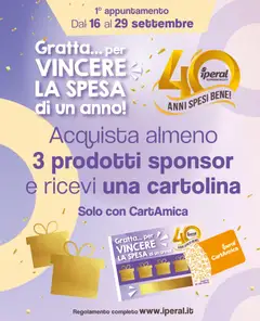 Anteprima del volantino Iperal volantino Sponsor valido a partire dal 16/09/2026