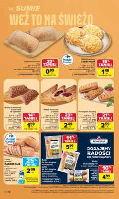 Pogląd oferty "Carrefour gazetka" - ważna od 15.06.2026 | Strona: 26 | Produkty: Karta, Bułka, Chleb, Ciabatta