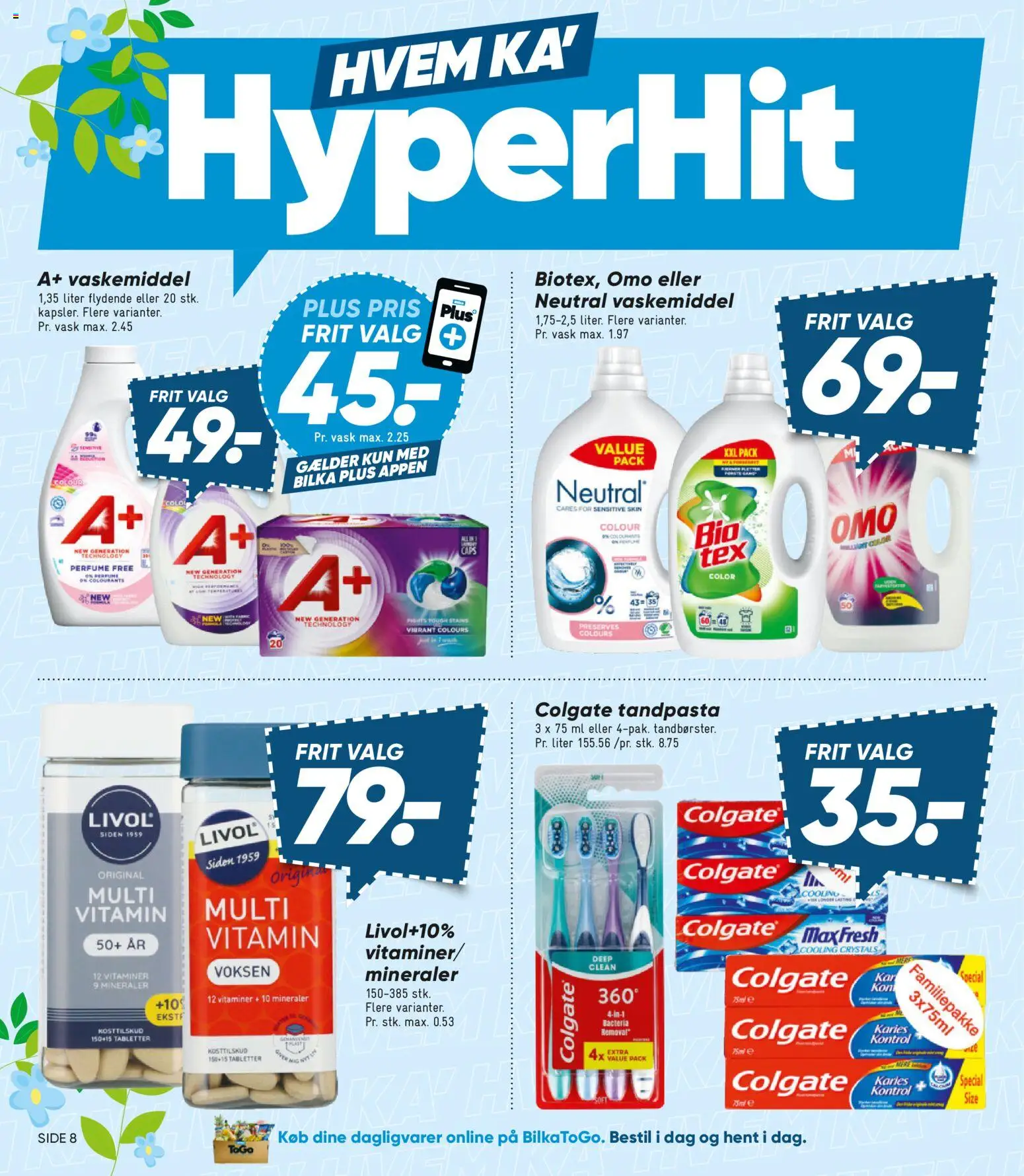 Bilka tilbudsavis – gyldig fra 08.05.2026 | Side: 8 | Produkter: Tandpasta