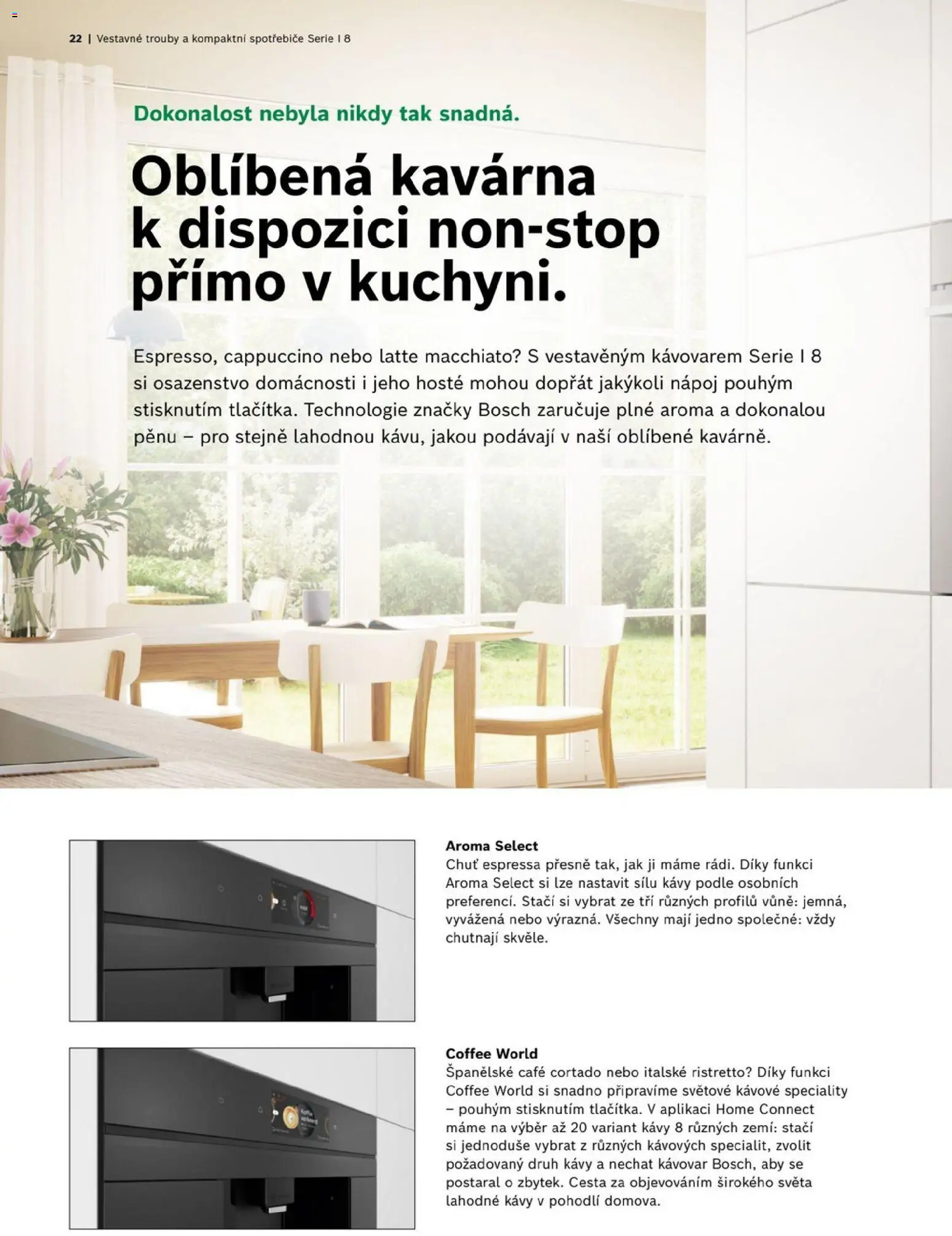 XXXLutz leták - Vestavné spotřebiče Bosch od 01.06.2026 | Strana: 22 | Produkty: Kávovar, Cappuccino