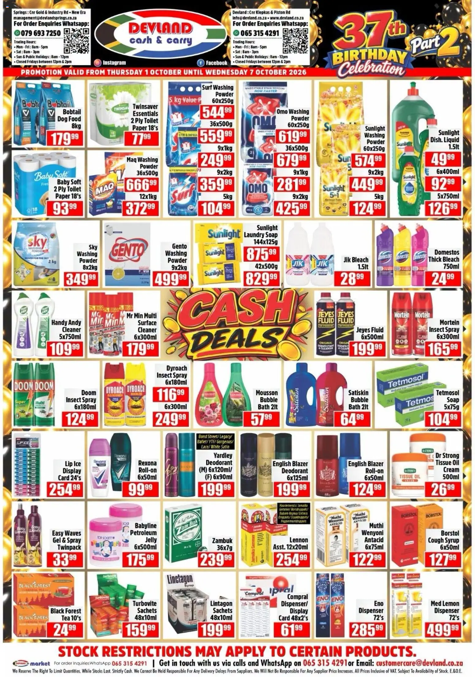 New Devland catalogue – valid from 01/10/2026 | Page: 3 | Products: Blazer, Soap, Deodorant, Lemon