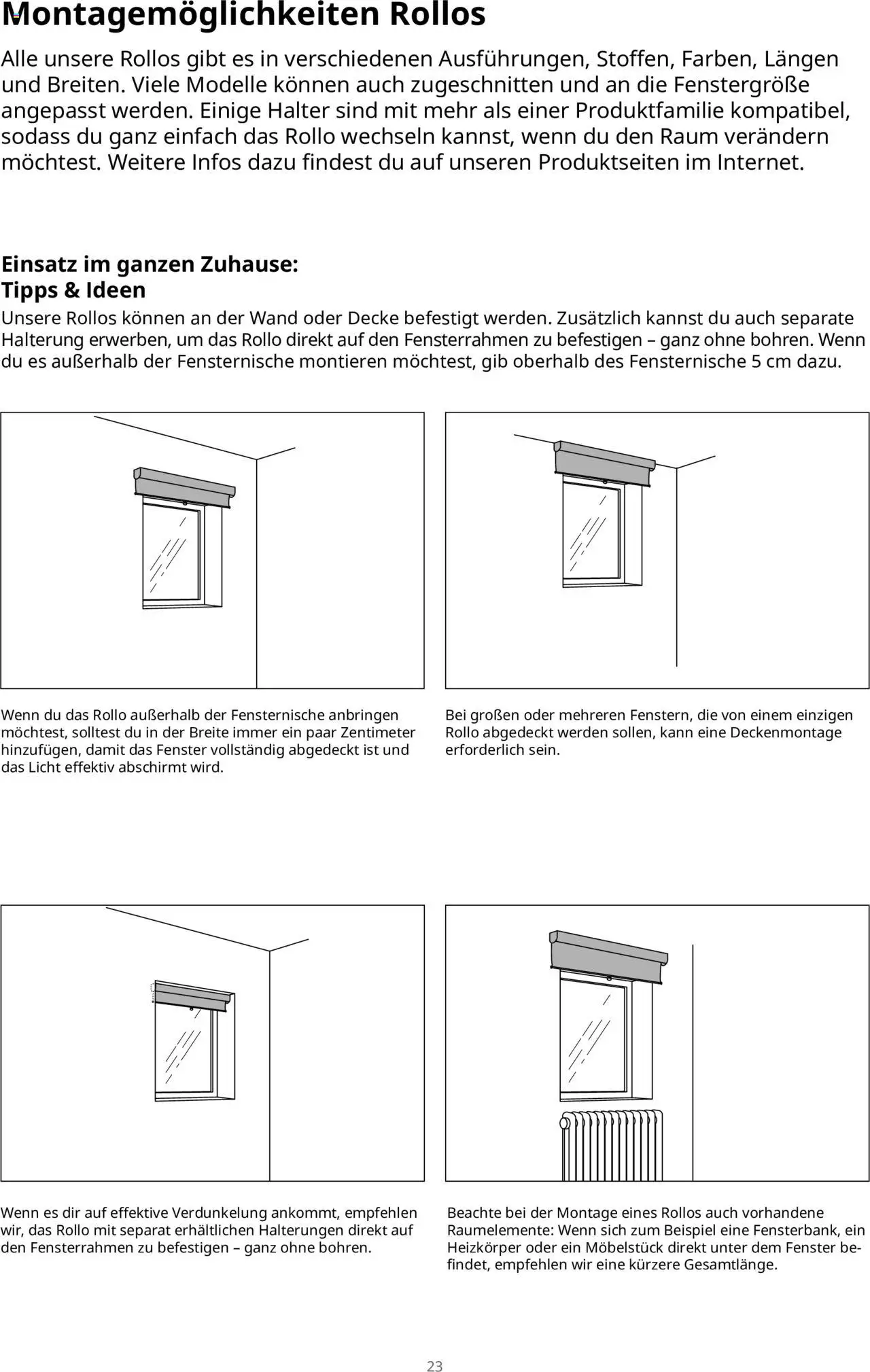 Ikea Fenster – gültig ab 30.09.2025 | Seite: 23 | Produkte: Decke, Heizkörper
