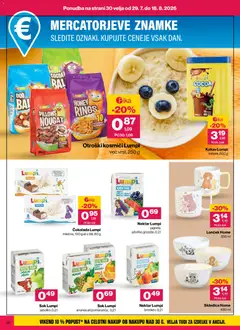 Mercator katalog akcije – veljaven od 29.07.2026 | Stran: 30 | Izdelki: Kakav, Cokolada, Sok, Ananas