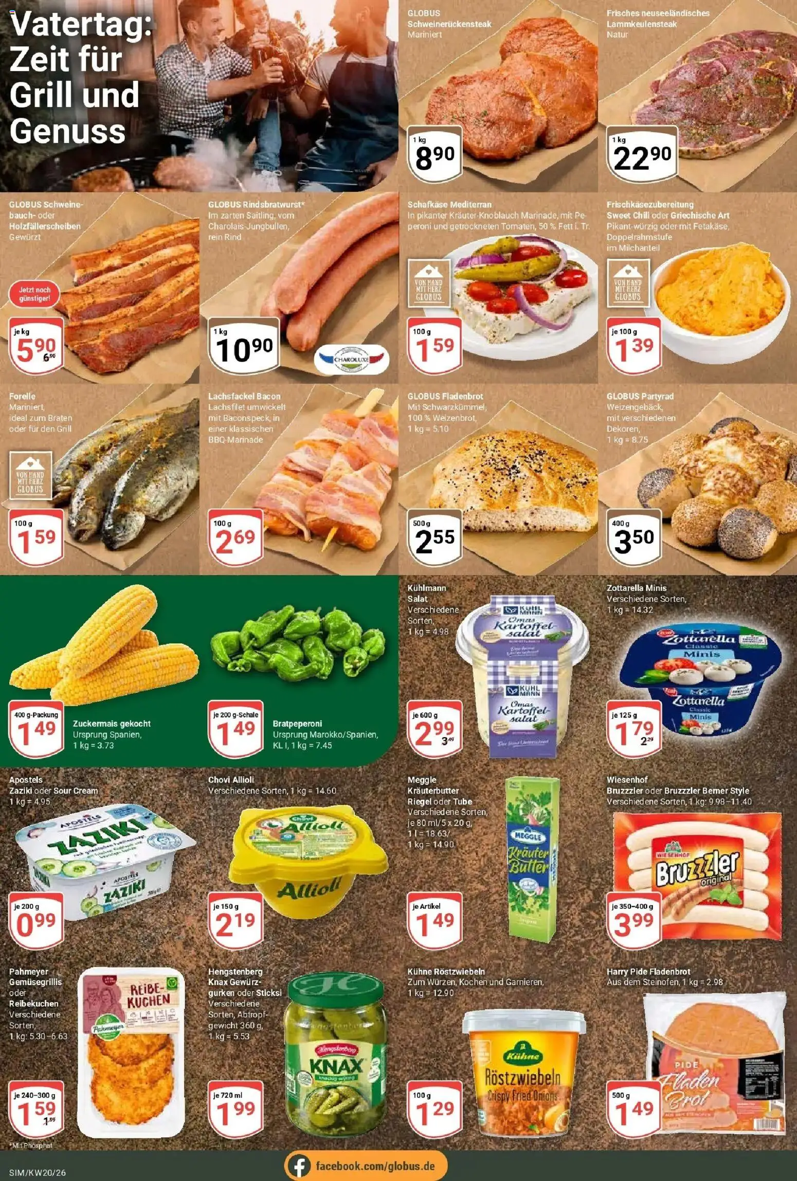 Globus Prospekt Simmern	 – gültig ab 10.05.2026 | Seite: 22 | Produkte: Butter, Brot, Kuchen, Salat