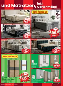 Conforama aktionen ab 03.06.2026 gültig | Seite: 9 | Produkte: Topper, Schrank, Spiegel, Boxspringbett
