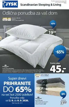 JYSK katalog akcije – veljaven od 02.09.2026