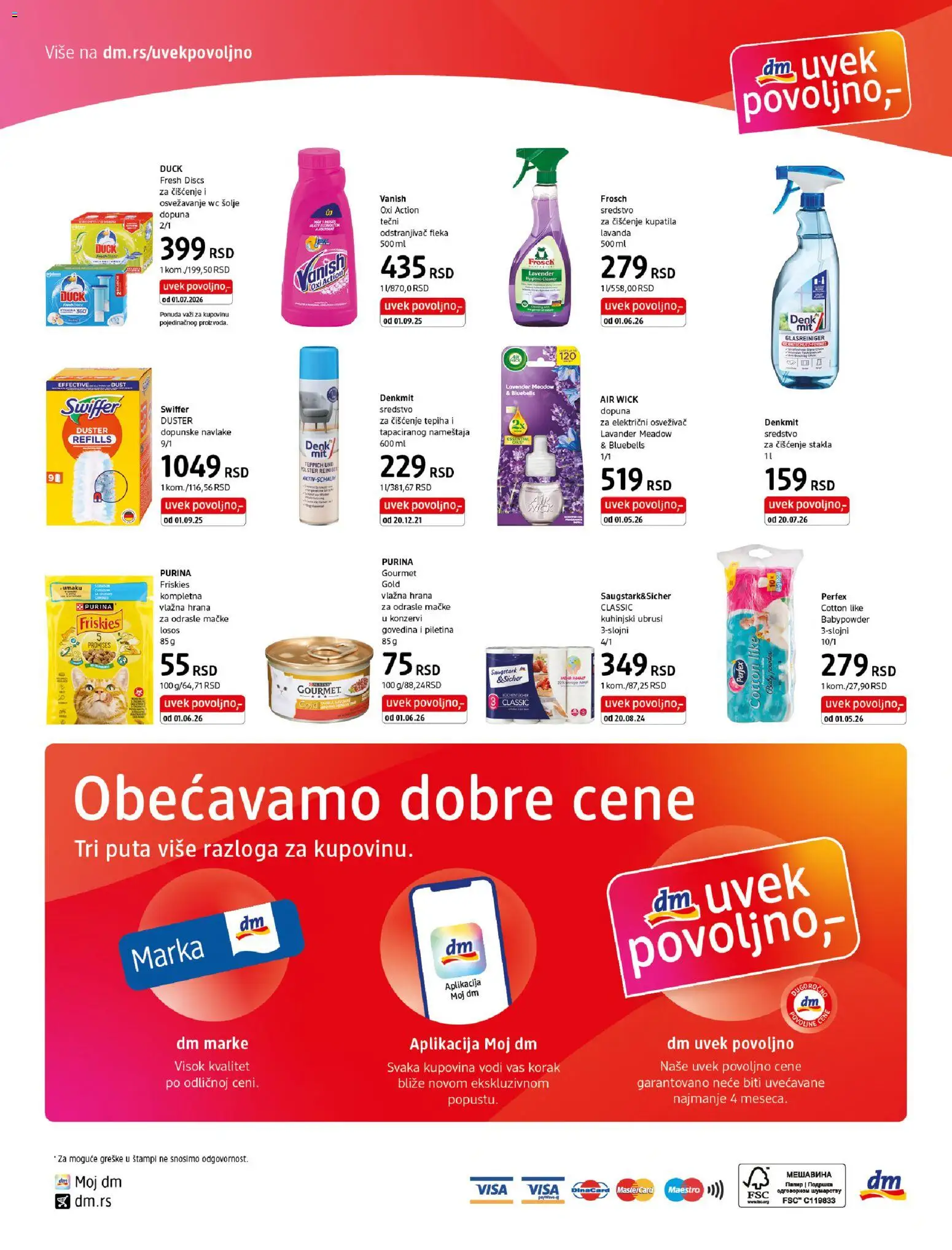 DM Drogerie katalog - važi od 16.08.2026 | Strana: 8 | Proizvode: Purina, Air wick, Wc, Odstranjivač fleka