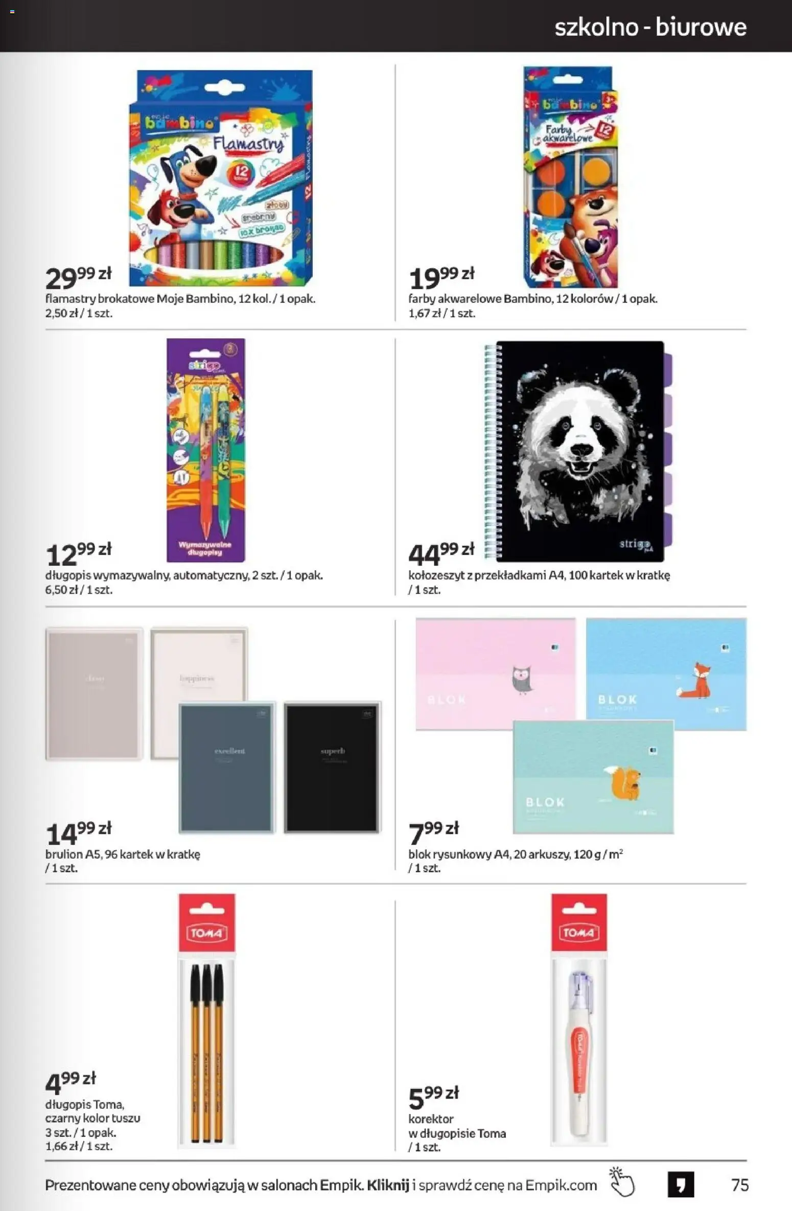 Empik promocje - Tom kultury Zabawki od 03.06.2026 | Strona: 11 | Produkty: Korektor