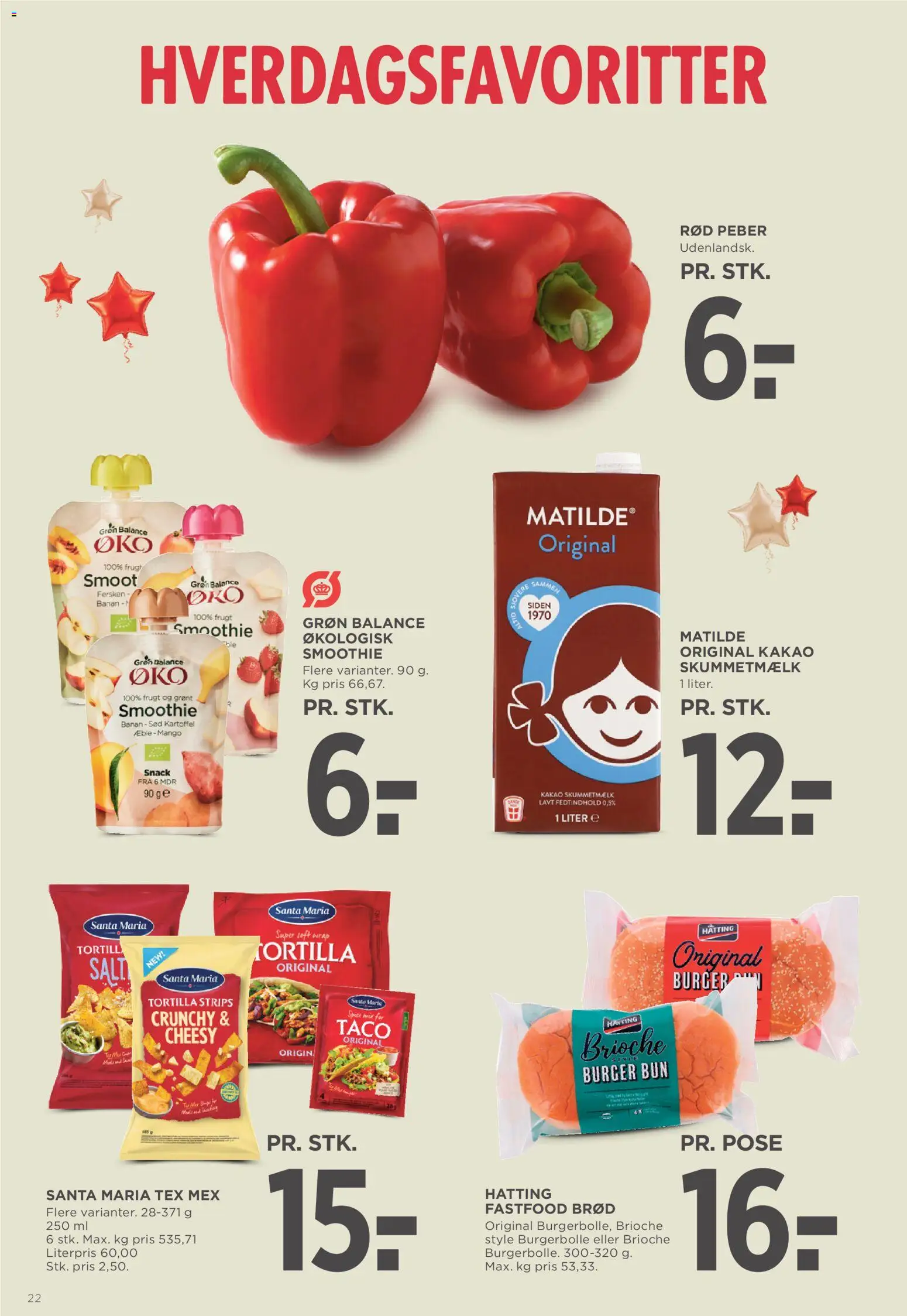 Meny tilbudsavis – gyldig fra 04/09/2026 | Side: 20 | Produkter: Mango, Smoothie, Brioche, Taco