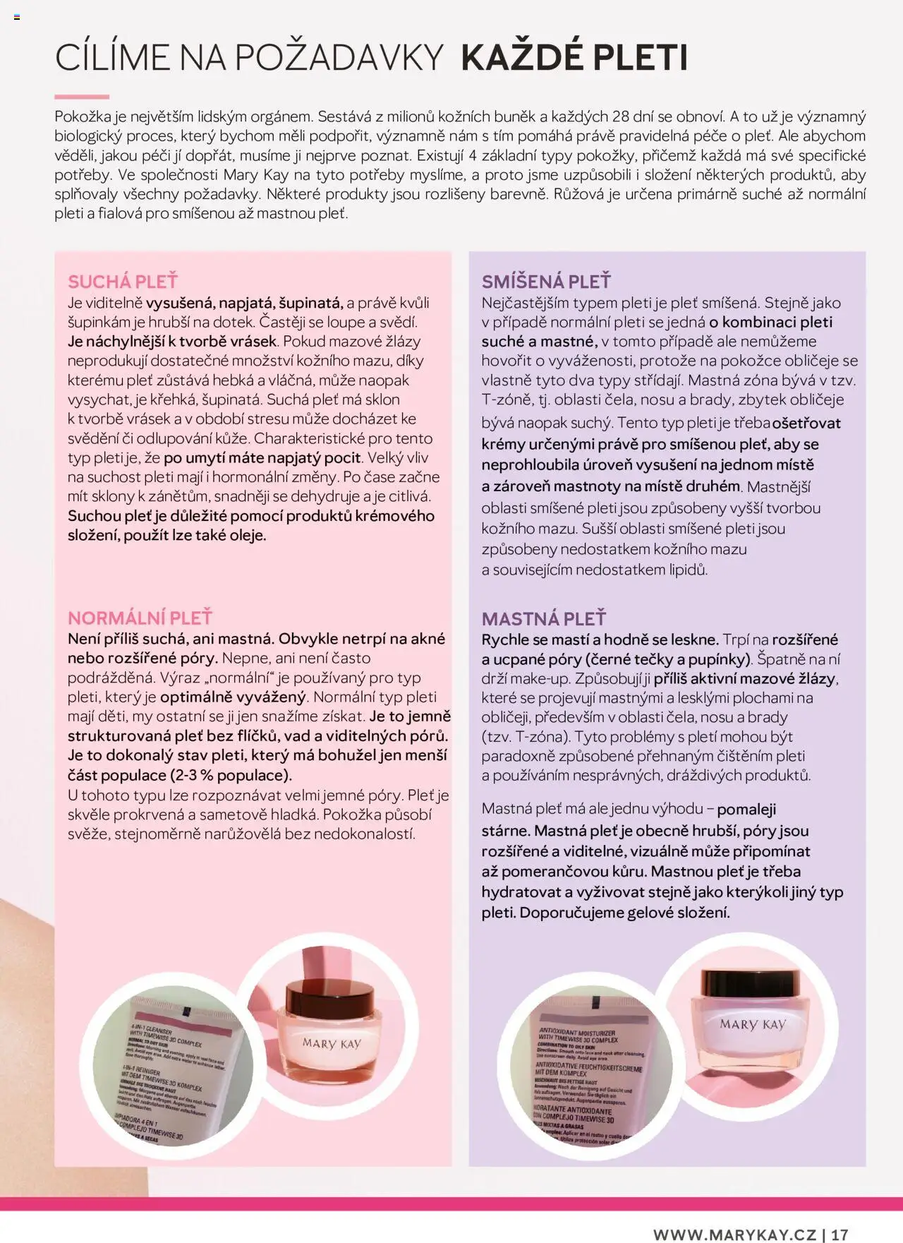 Mary Kay katalog - Průvodce péčí o pleť od 22.02.2025 | Strana: 17