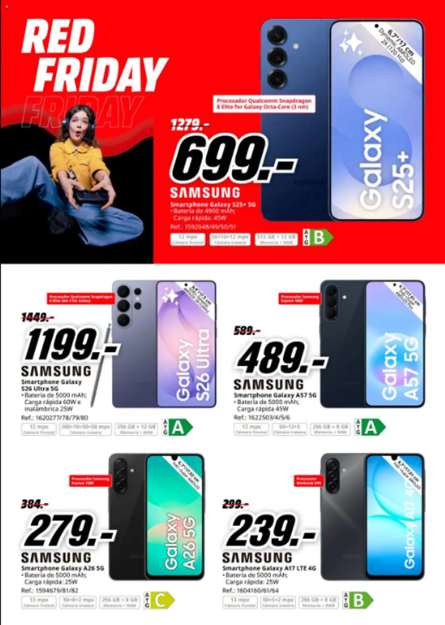 Media Markt folleto │ válido desde el 25/06/2026 | Página: 16 | Productos: Smartphone, Cámara, Batería