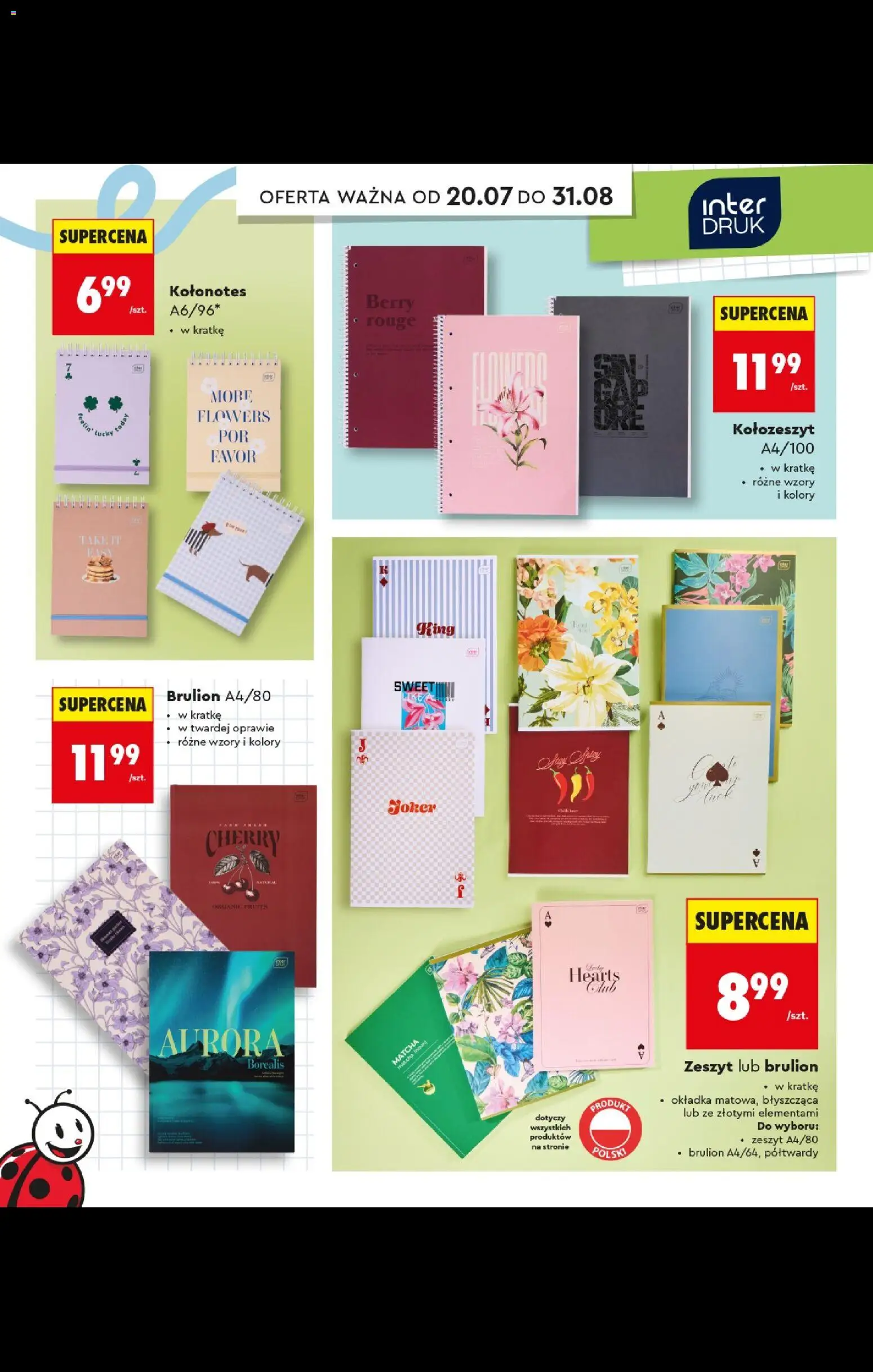 Biedronka Polsko leták - Do mojej szkoły idę oferta od 20.07.2026 | Strana: 72 | Produkty: Matcha