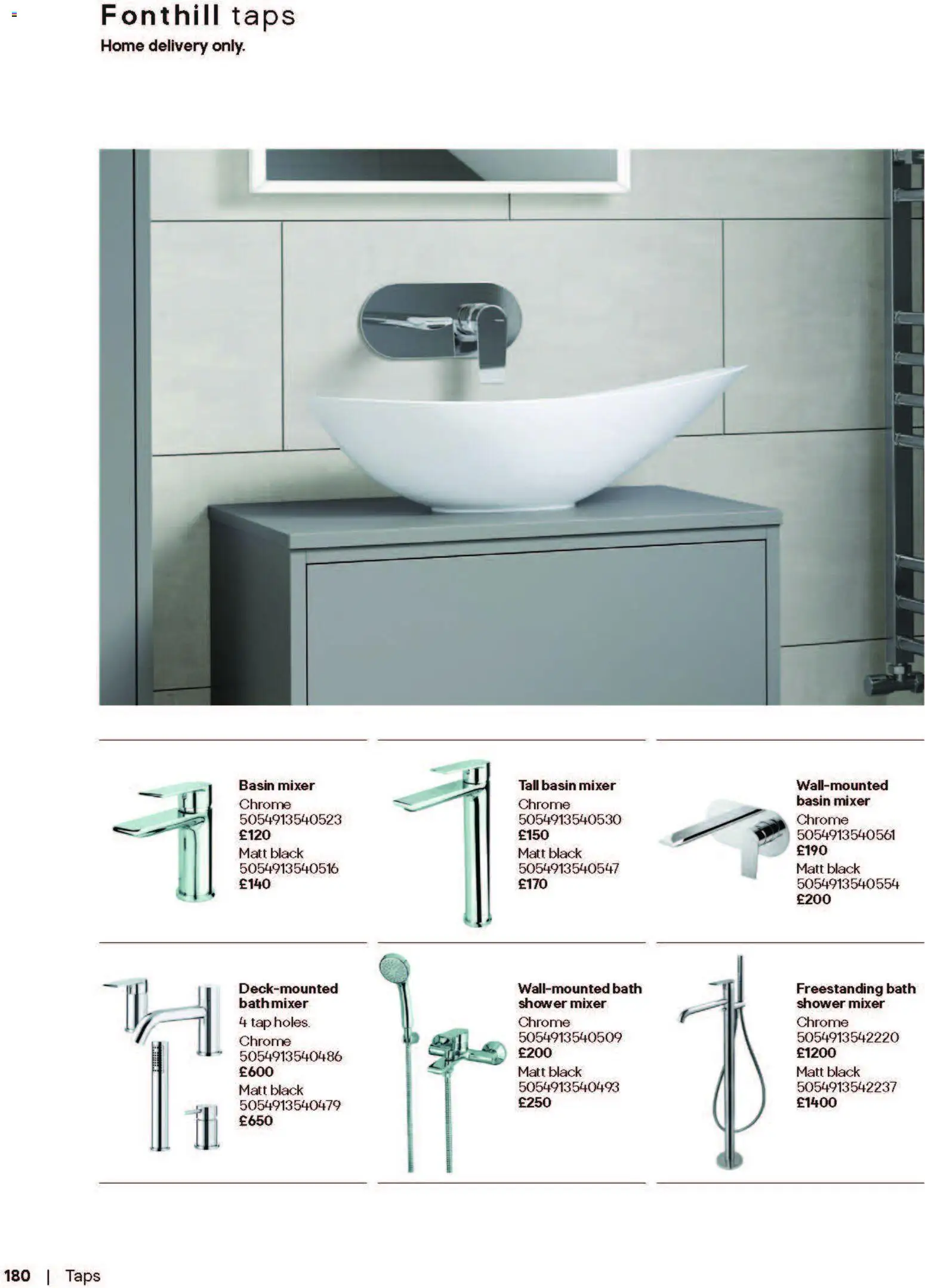 {H1} | Page: 180 | Products: Bath, Shower, Mixer