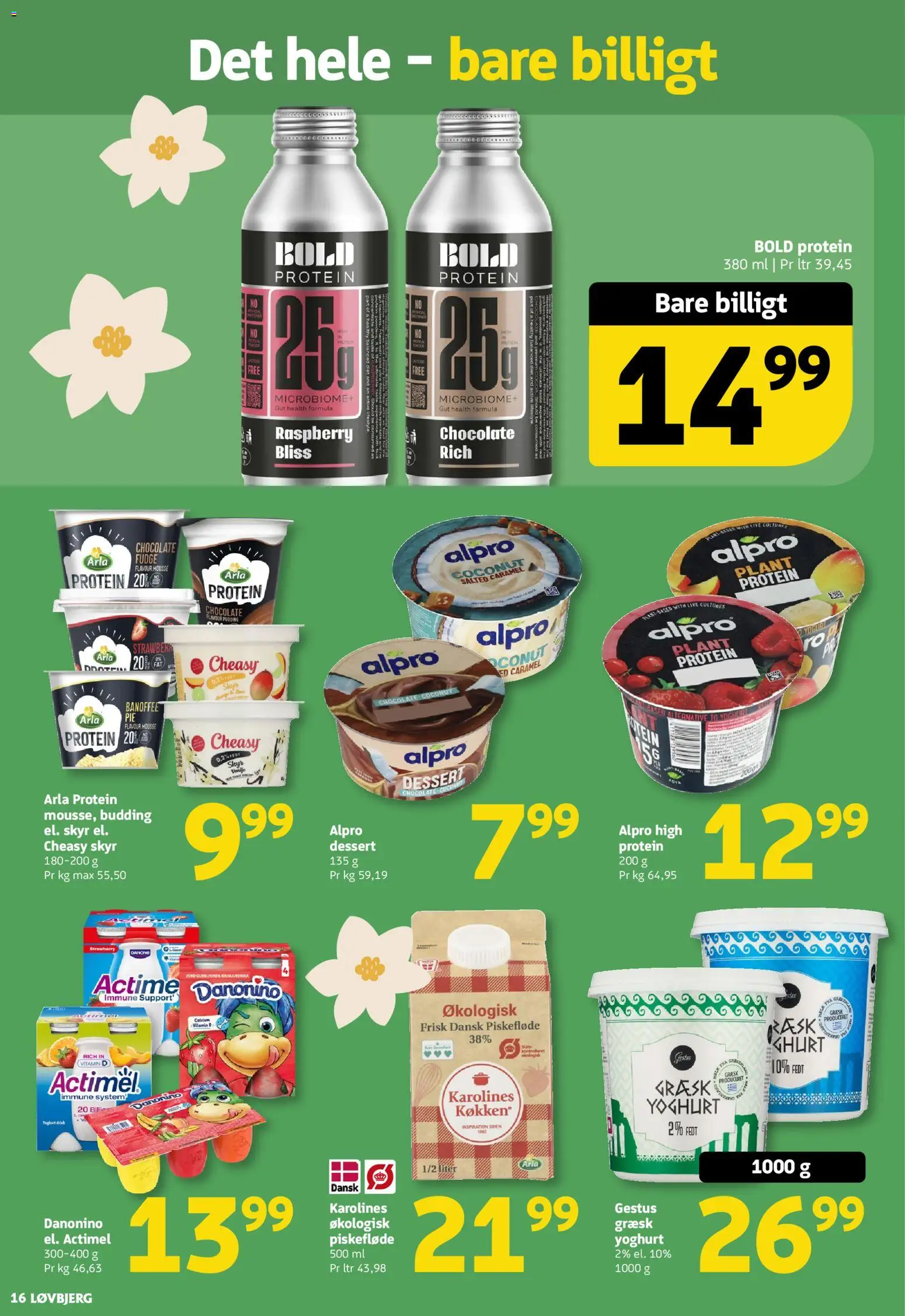 Løvbjerg tilbudsavis – gyldig fra 08.05.2026 | Side: 16 | Produkter: Yoghurt, Skyr, Is
