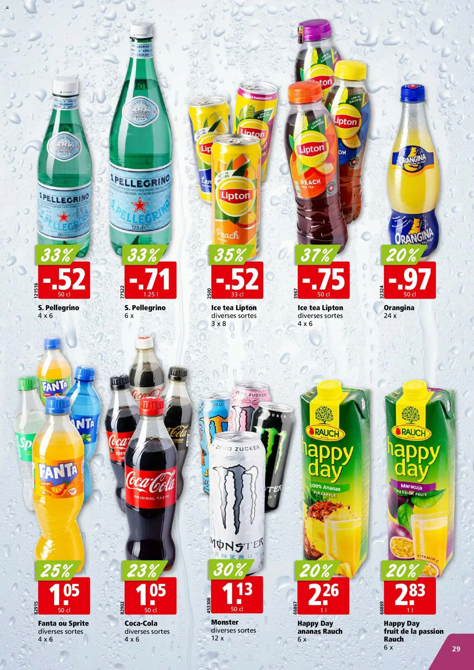 Aligro aktionen Chavannes, Matran, Genève, Sion – gültig ab 21.09.2026 | Seite: 29 | Produkte: Fanta, Sprite, Ananas, Zucker