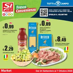 Anteprima del volantino Sì con Te volantino Market valido a partire dal 24/09/2026
