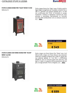 Anteprima del volantino Eurobrico Stufe a Legna catalogo valido a partire dal 23.07.2025 | Pagina: 39 | Prodotti: Stufa a legna, Stufa, Forno, Il forno