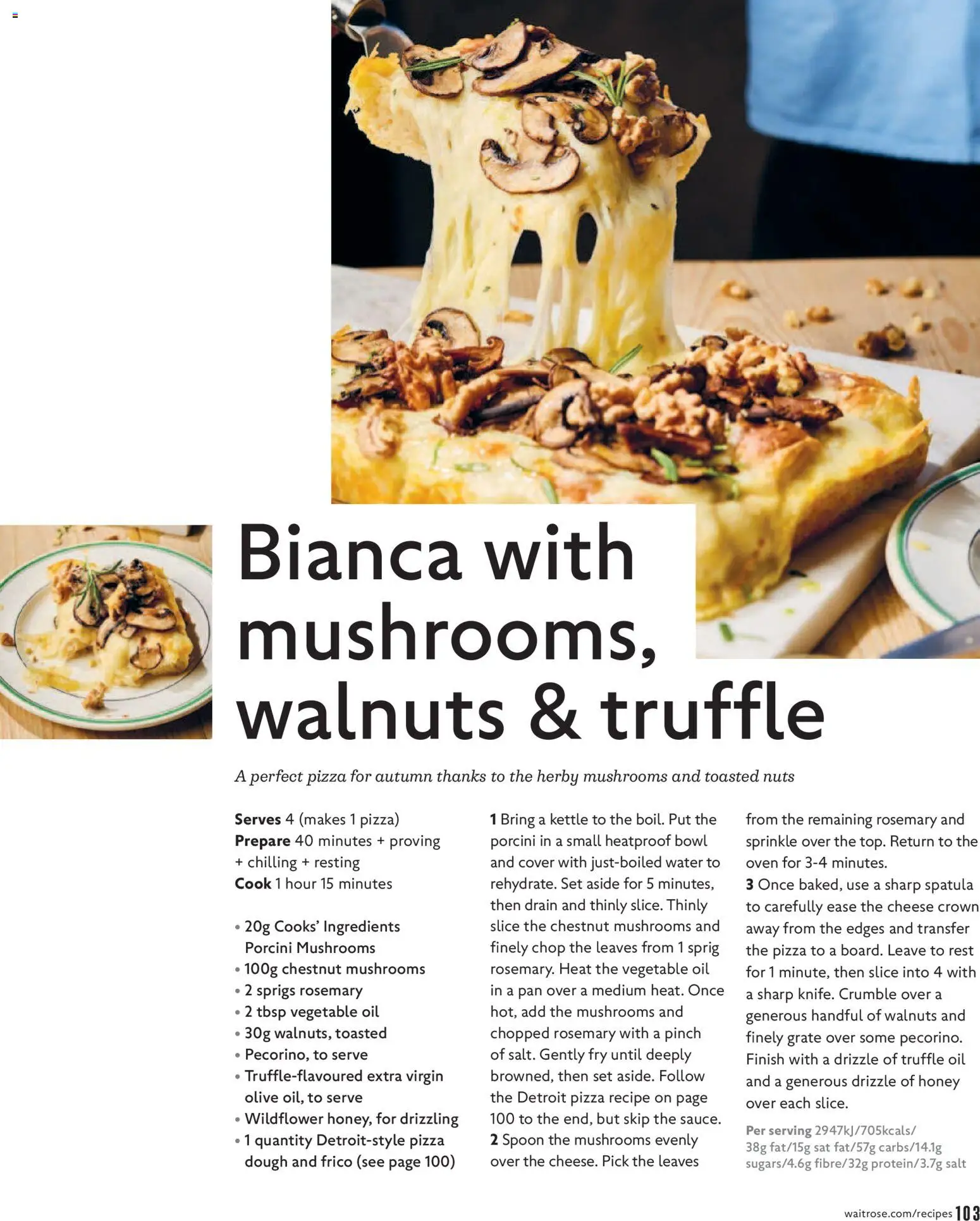 {H1} | Page: 103 | Products: Pizza, Nuts, Water, Ingredients