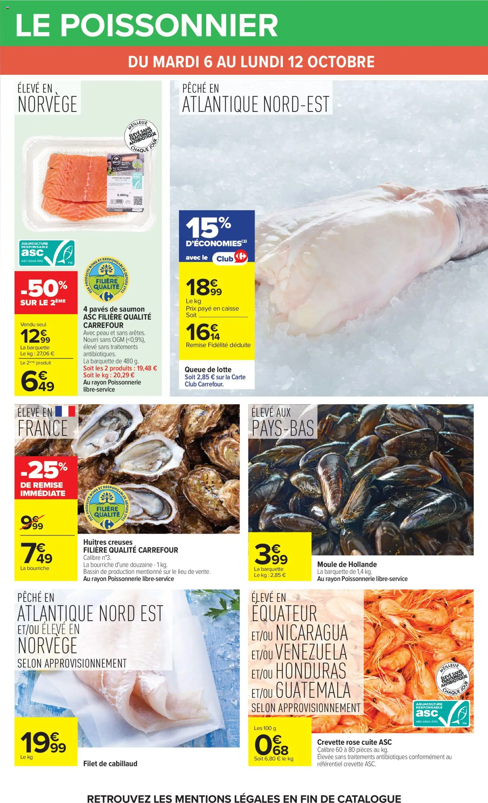 {H1} | Page: 23 | Produits: Pêche, Huitres creuses, Poissonnerie, Huîtres