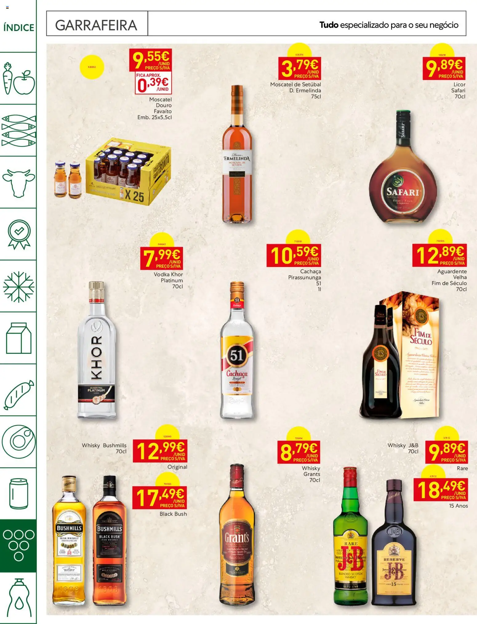 Recheio Horeca Madeira │ válido de 21/07/2026 | Página: 26 | Produtos: Whisky, Cachaça, Licor, Vodka