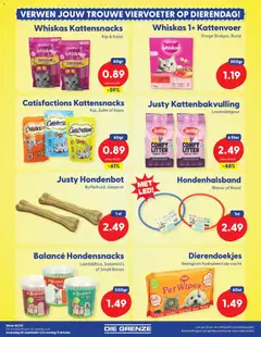 Die Grenze folder - Voorbeeld van een folder van Die Grenze, geldig van 28-09-2026 | Pagina: 6 | Producten: Zalm, Kattenvoer, Pet, Kip