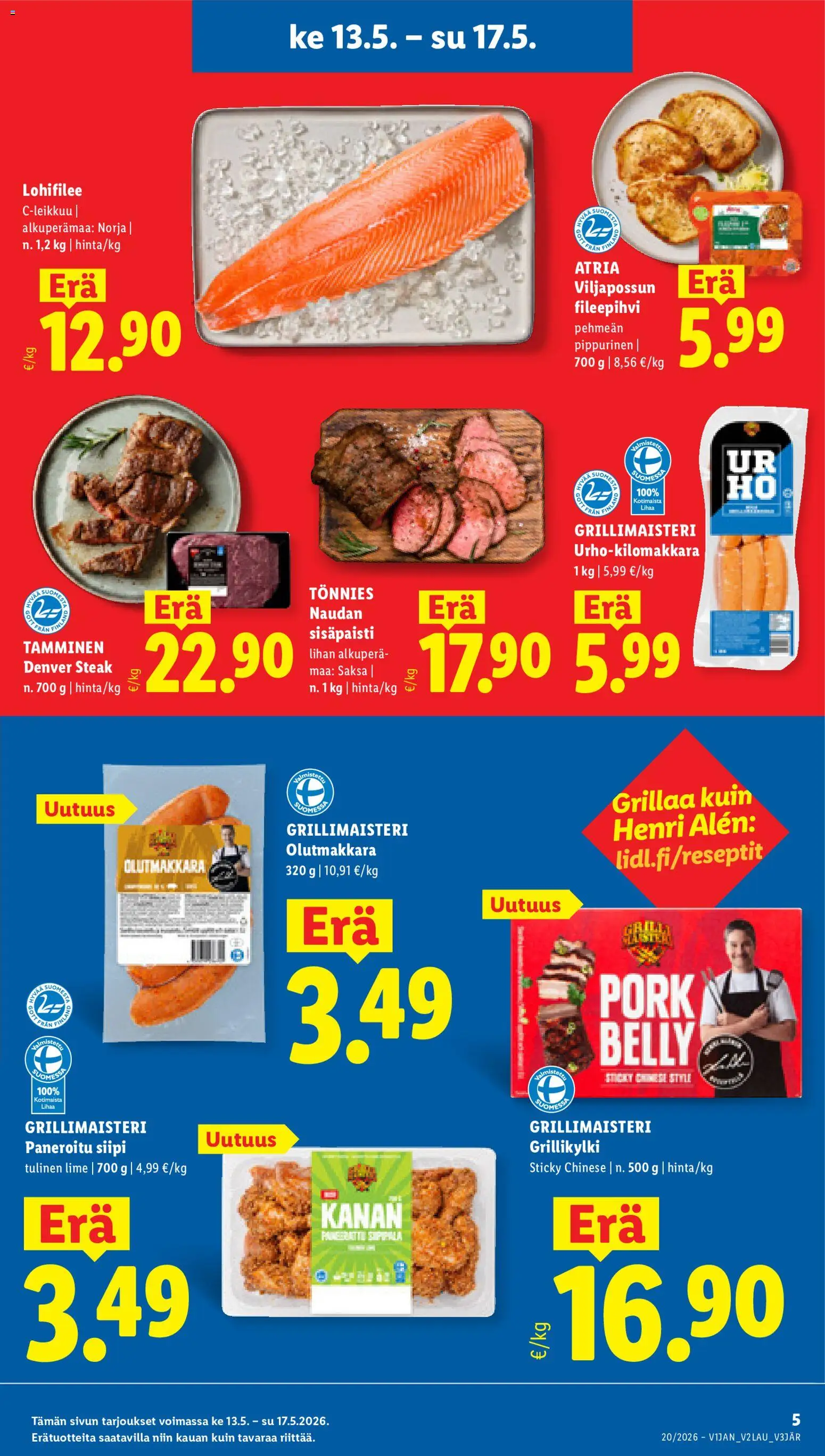 Lidl tarjoukset - Rovaniemi – voimassa 13.05.2026 alkaen | Sivu: 5