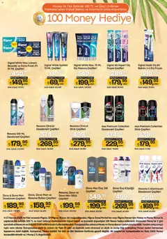 04.06.2026 tarihinden itibaren geçerli olan Migros kataloğu önizlemesi | Sayfa: 11 | Ürünler: Duş jeli, Deodorant, Diş macunu, Diş fırçası