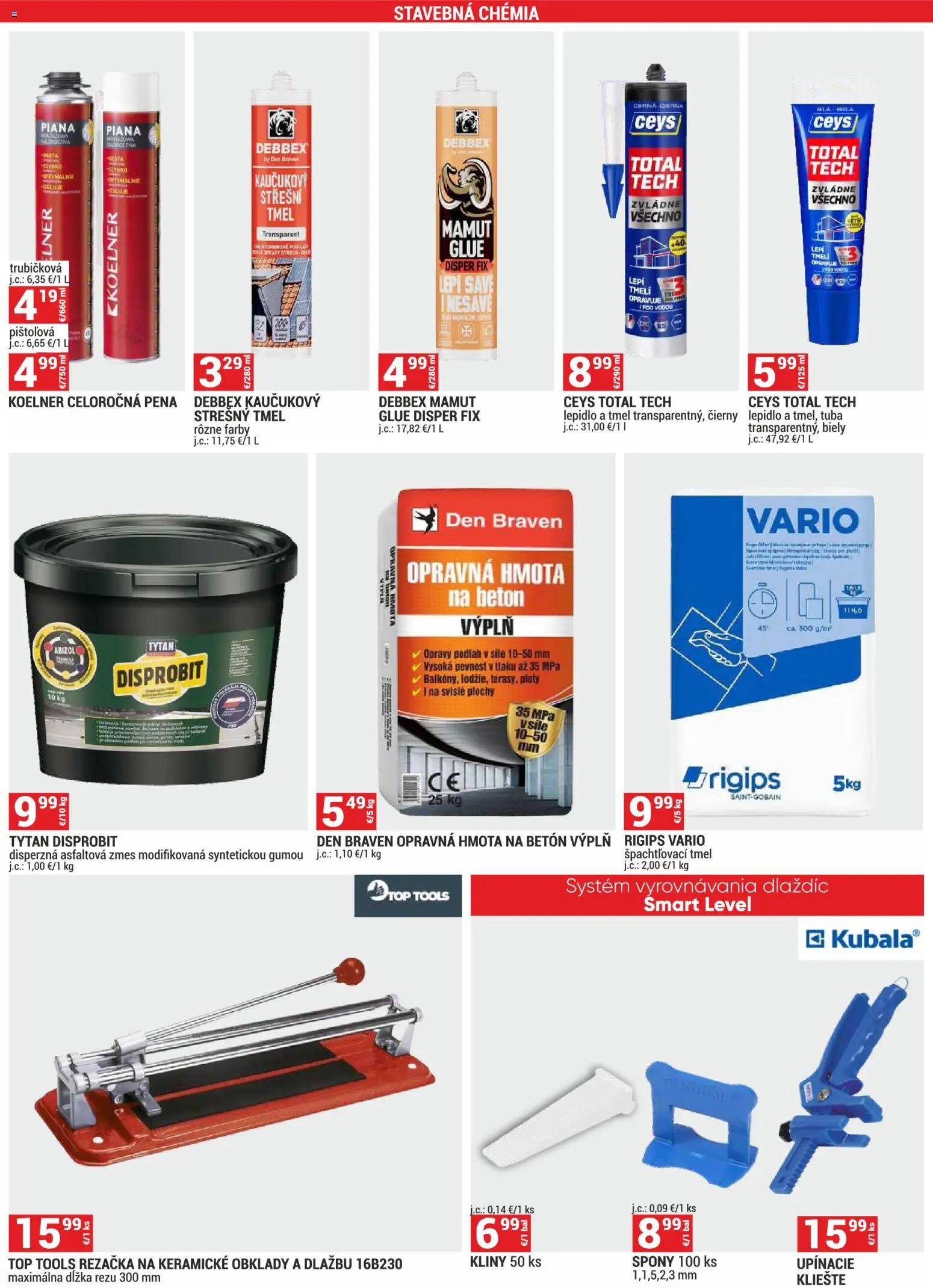 Nové Merkury Market akcie – leták je platný od 01.09.2026 | Strana: 58 | Produkty: Rezačka, Pena