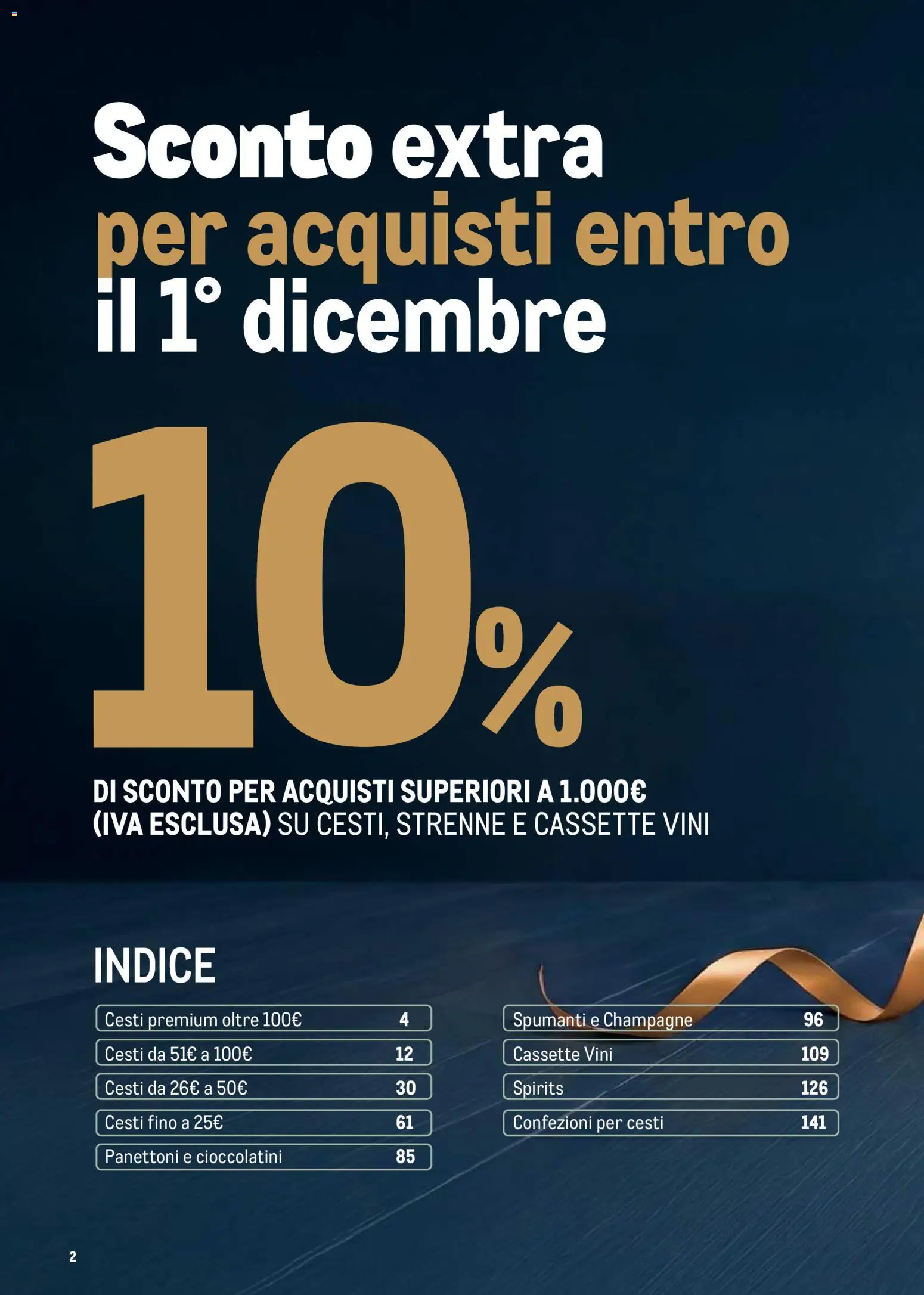 Volantino Metro del 19/10/2026 | Pagina: 2 | Prodotti: Champagne, Cioccolatini