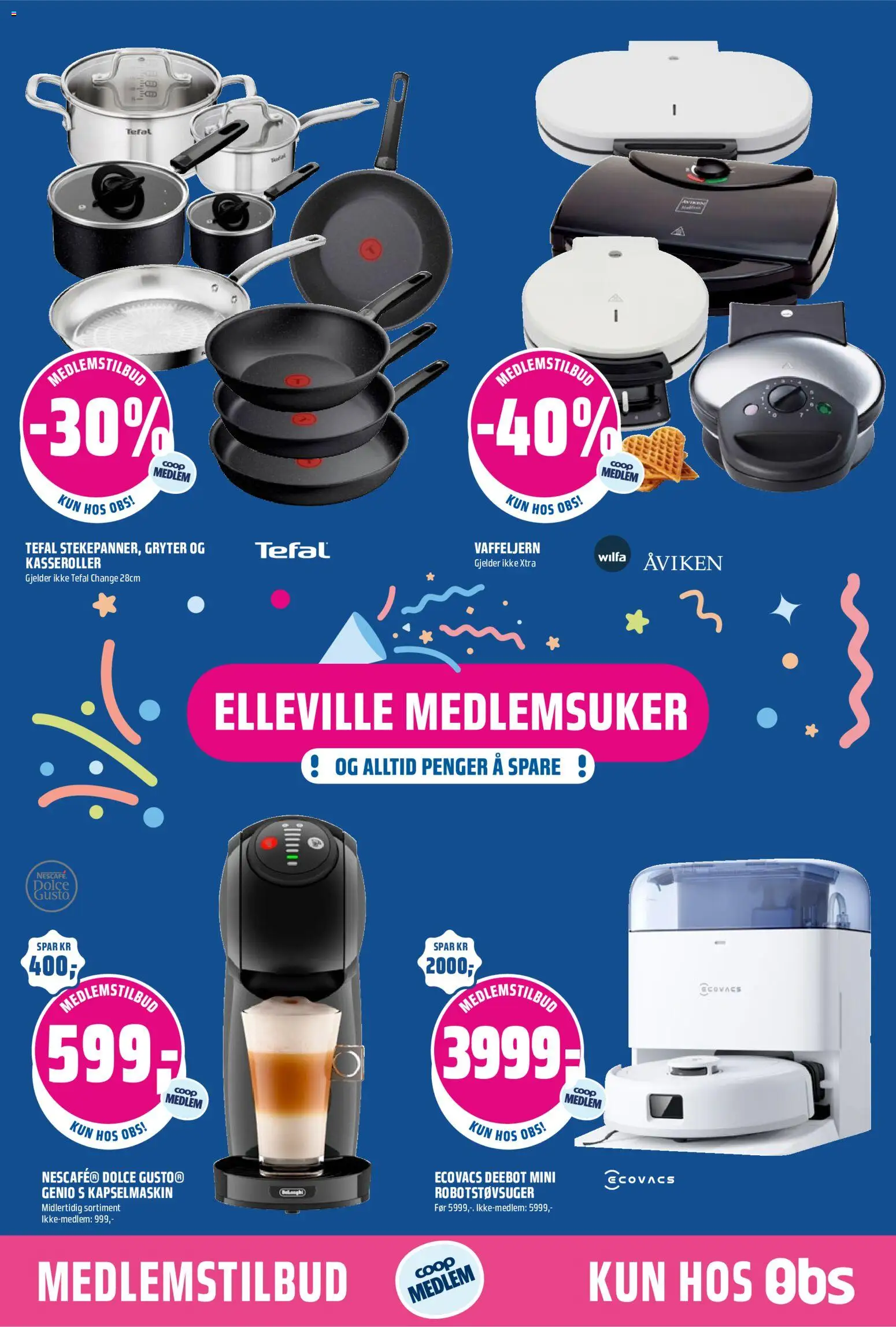 {H1} | Side: 12 | Produkter: Vaffeljern, Robotstøvsuger