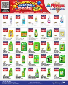 Africa Cash & Carry specials catalogue – valid from 15/10/2026 | Page: 53 | Products: Watch, Cap, Powder, Lemon