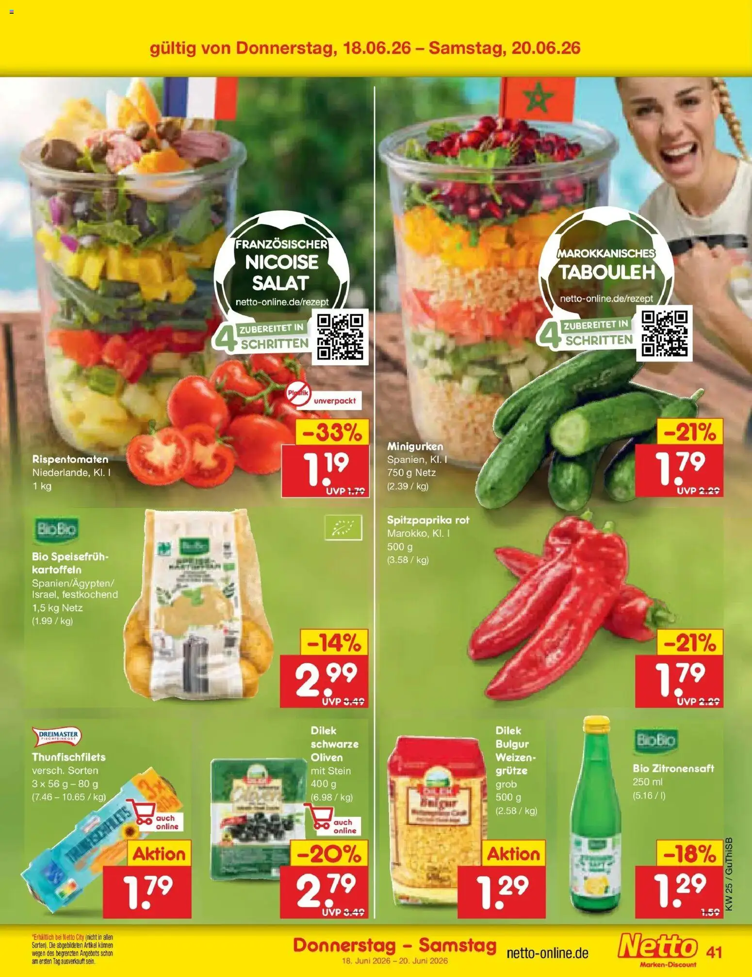 Netto Marken-Discount Prospekt Machern – gültig ab 14.06.2026 | Seite: 53 | Produkte: Kartoffeln, Salat