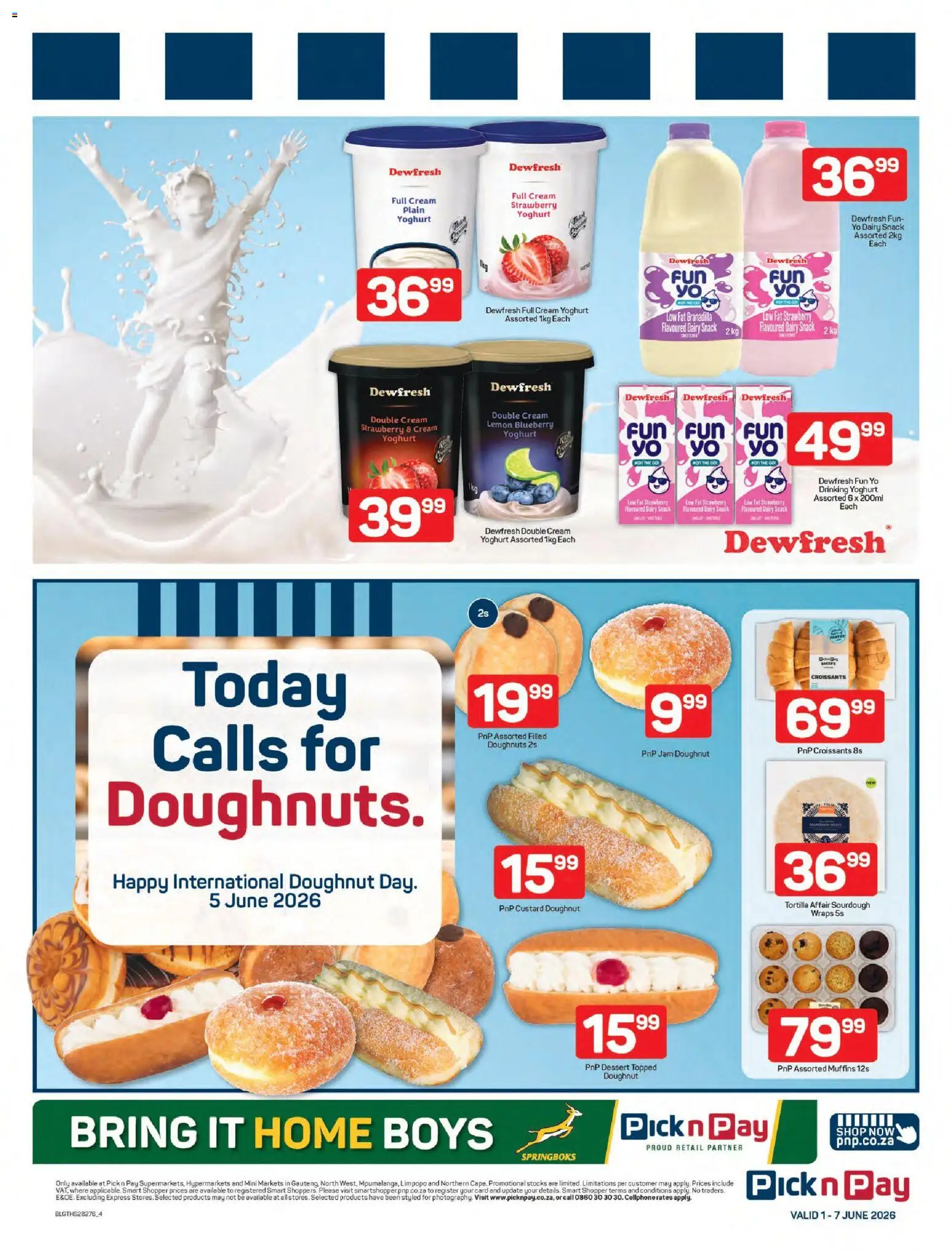 New Pick n Pay catalogue – valid from 01.06.2026 | Page: 4 | Products: Jam, Yoghurt, Cream, Lemon
