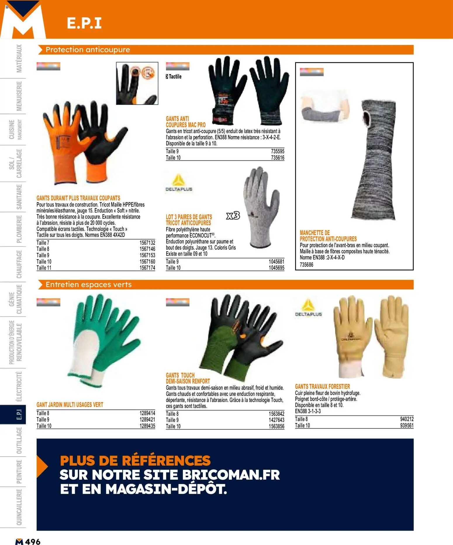 {H1} | Page: 496 | Produits: Base, Gants