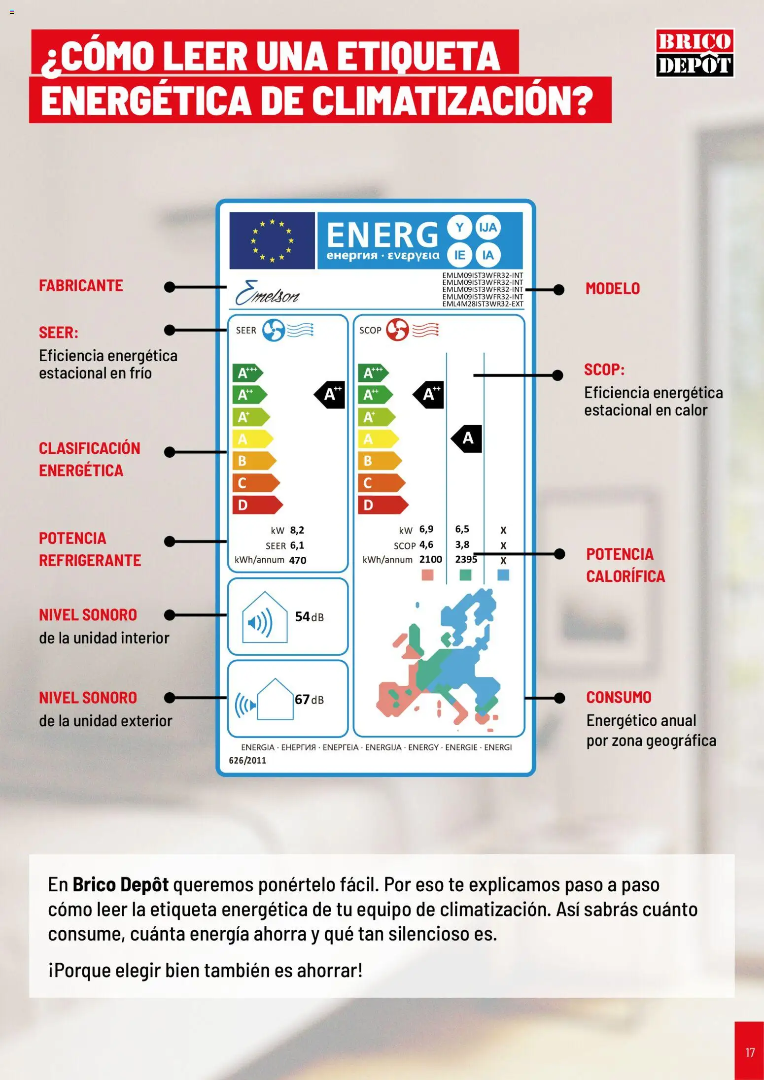 Brico Depôt Catálogo Climatización 2026 │ válido desde el 04/05/2026 | Página: 17 | Productos: Té