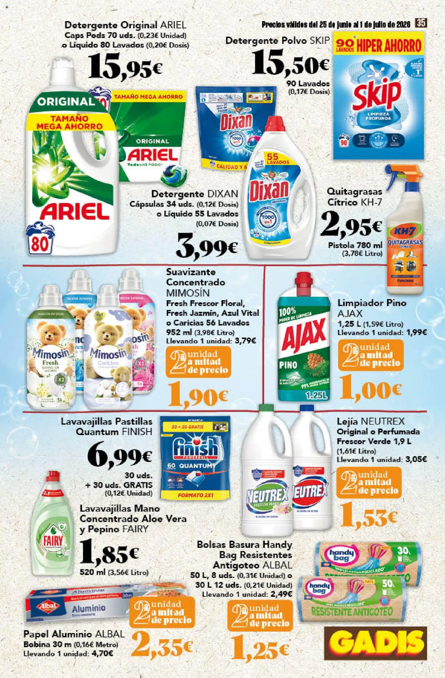 Gadis folleto │ válido desde el 25/06/2026 | Página: 35