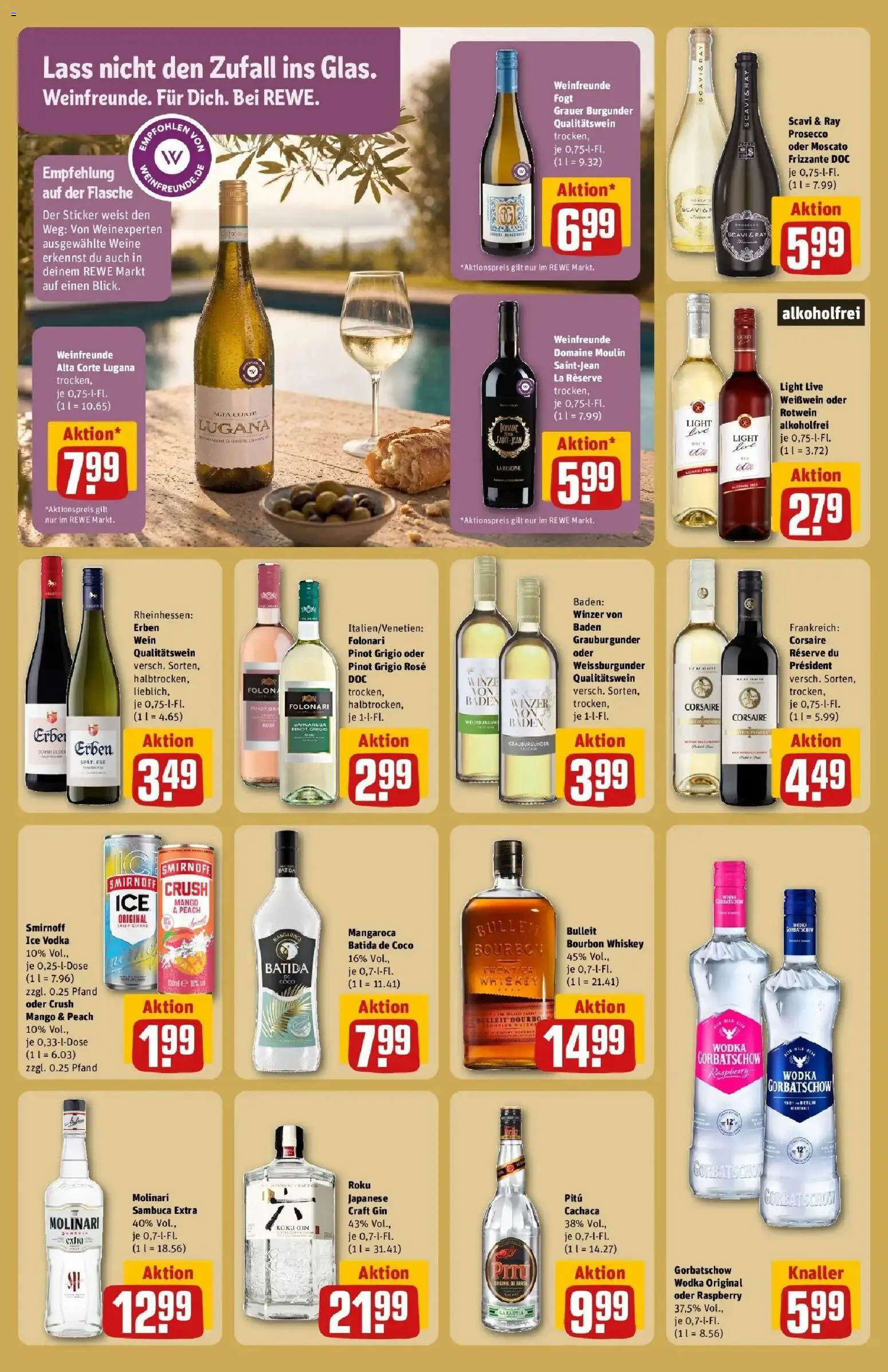 Rewe Prospekt Heidelberg/Handschuhsheim – gültig ab 27.07.2026 | Seite: 22 | Produkte: Rotwein, Mango, Bourbon, Whiskey