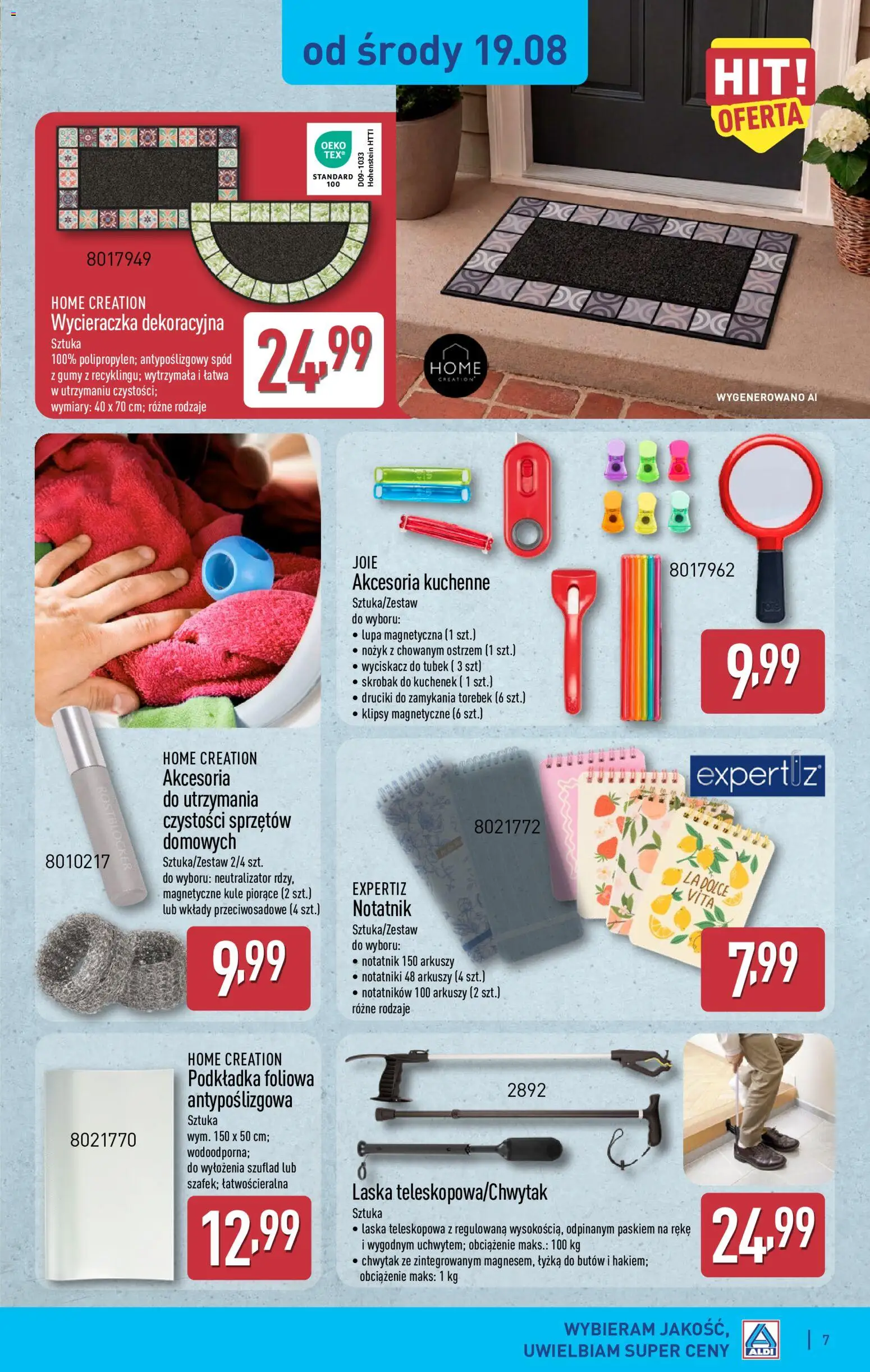 Aldi Polsko leták - Ostatnie sztuki w wybranych sklepach od 18.08.2026 | Strana: 7 | Produkty: Lupa