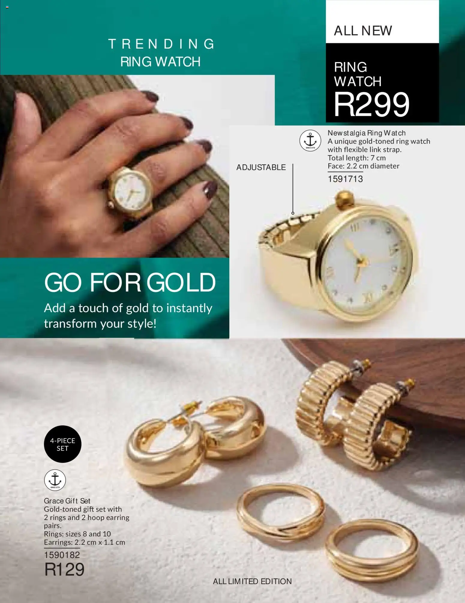New Avon catalogue – valid from 01/08/2026 | Page: 129 | Products: Watch, Earrings