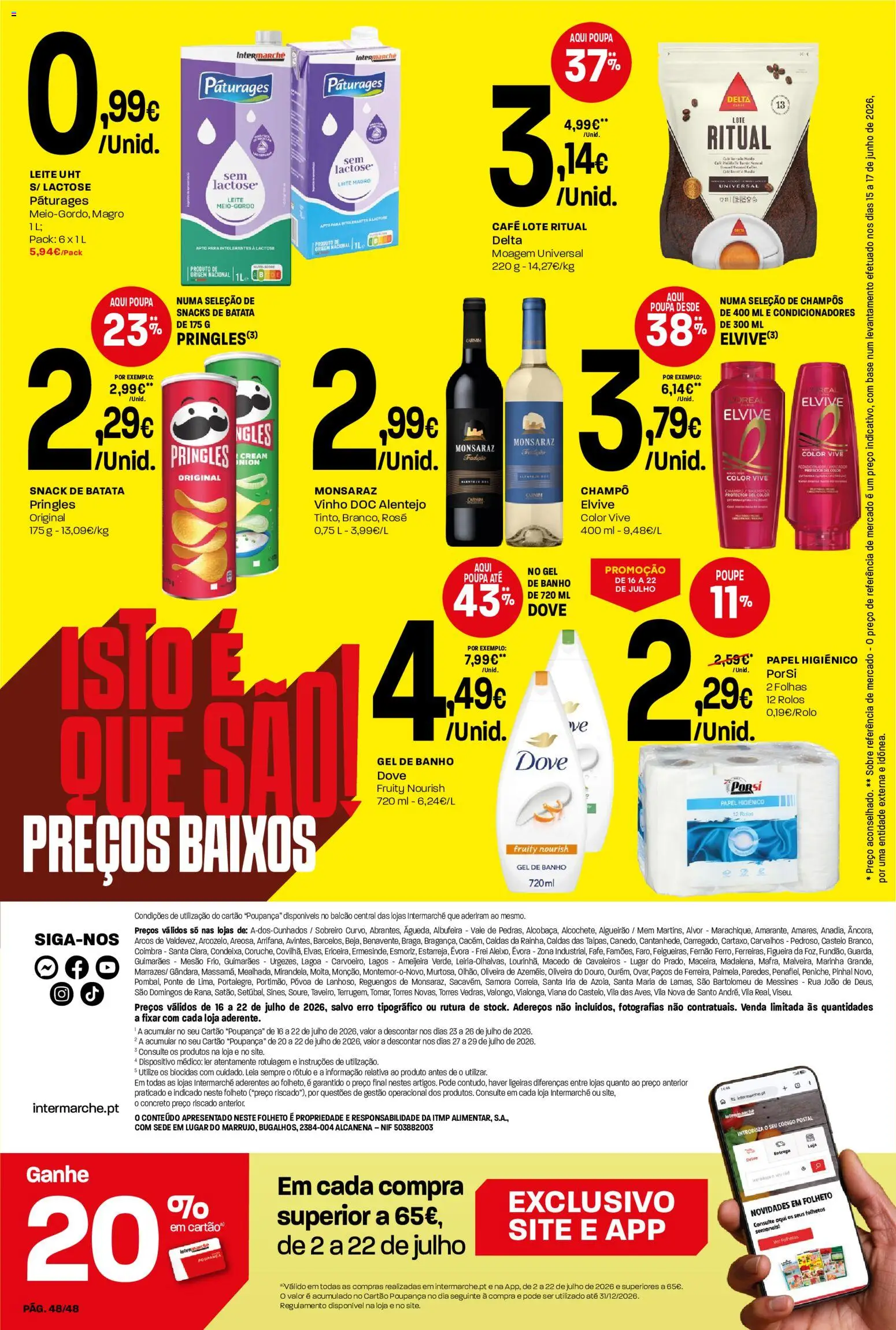 Intermarché folheto │ válido de 16/07/2026 | Página: 48