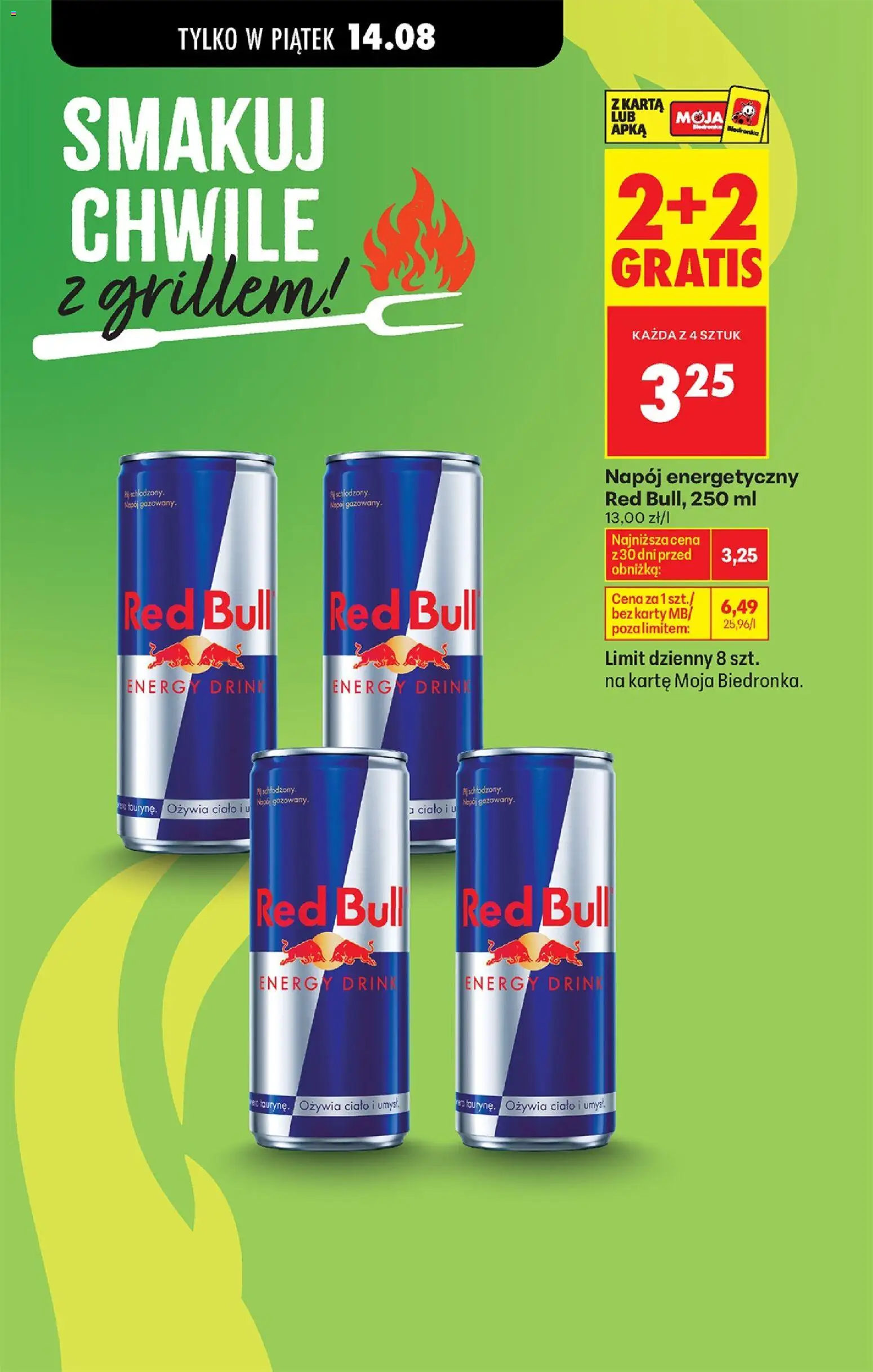 Biedronka Polsko leták - Codziennie niskie ceny od 12.08.2026 | Strana: 8 | Produkty: Pero, Red Bull, Karty, Energy drink