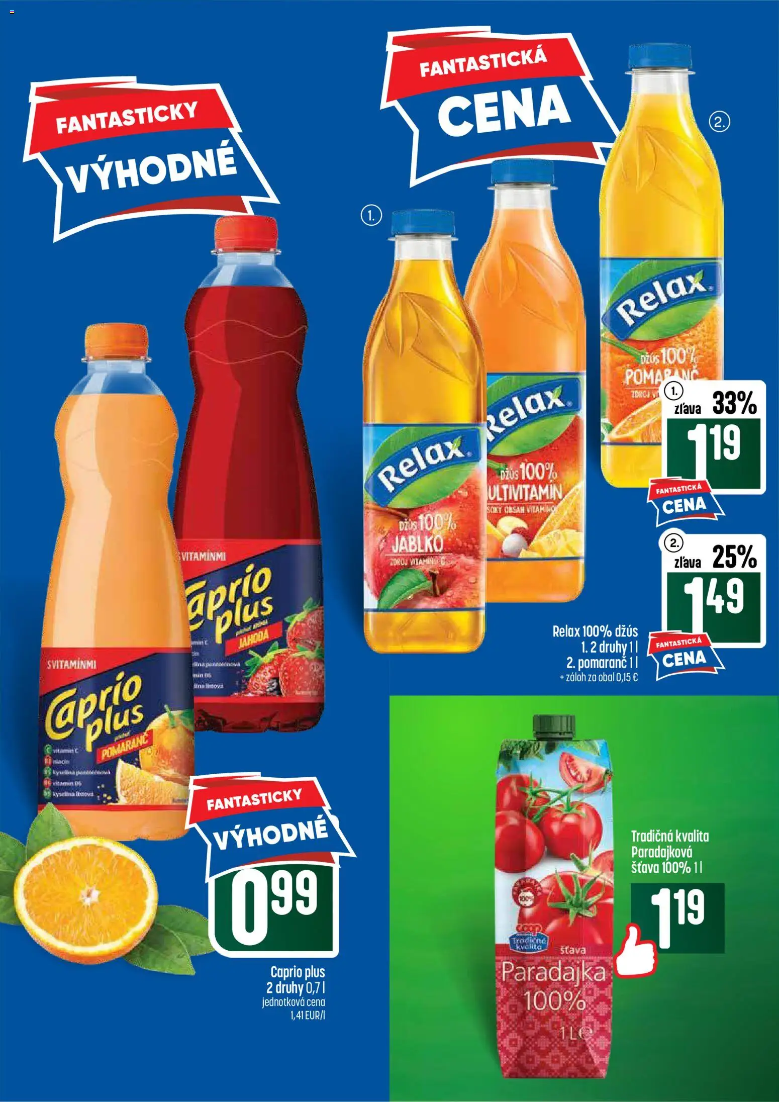 Nové COOP Jednota akcie – leták je platný od 02.07.2026 | Strana: 46 | Produkty: Džús