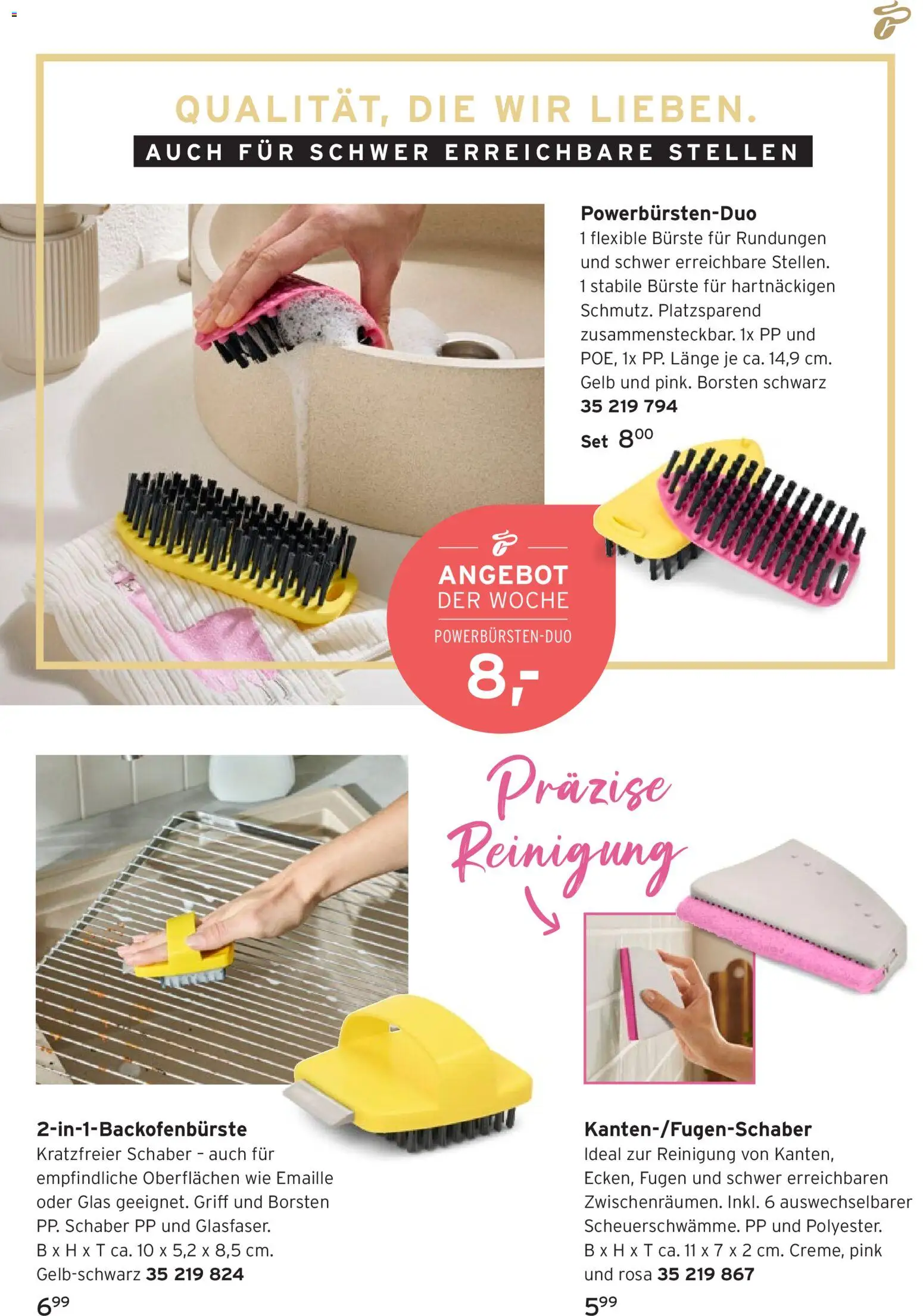 Prospekt Tchibo Alpaka cleaning collection – gültig ab 05.08.2026 | Seite: 7 | Produkte: Bürste