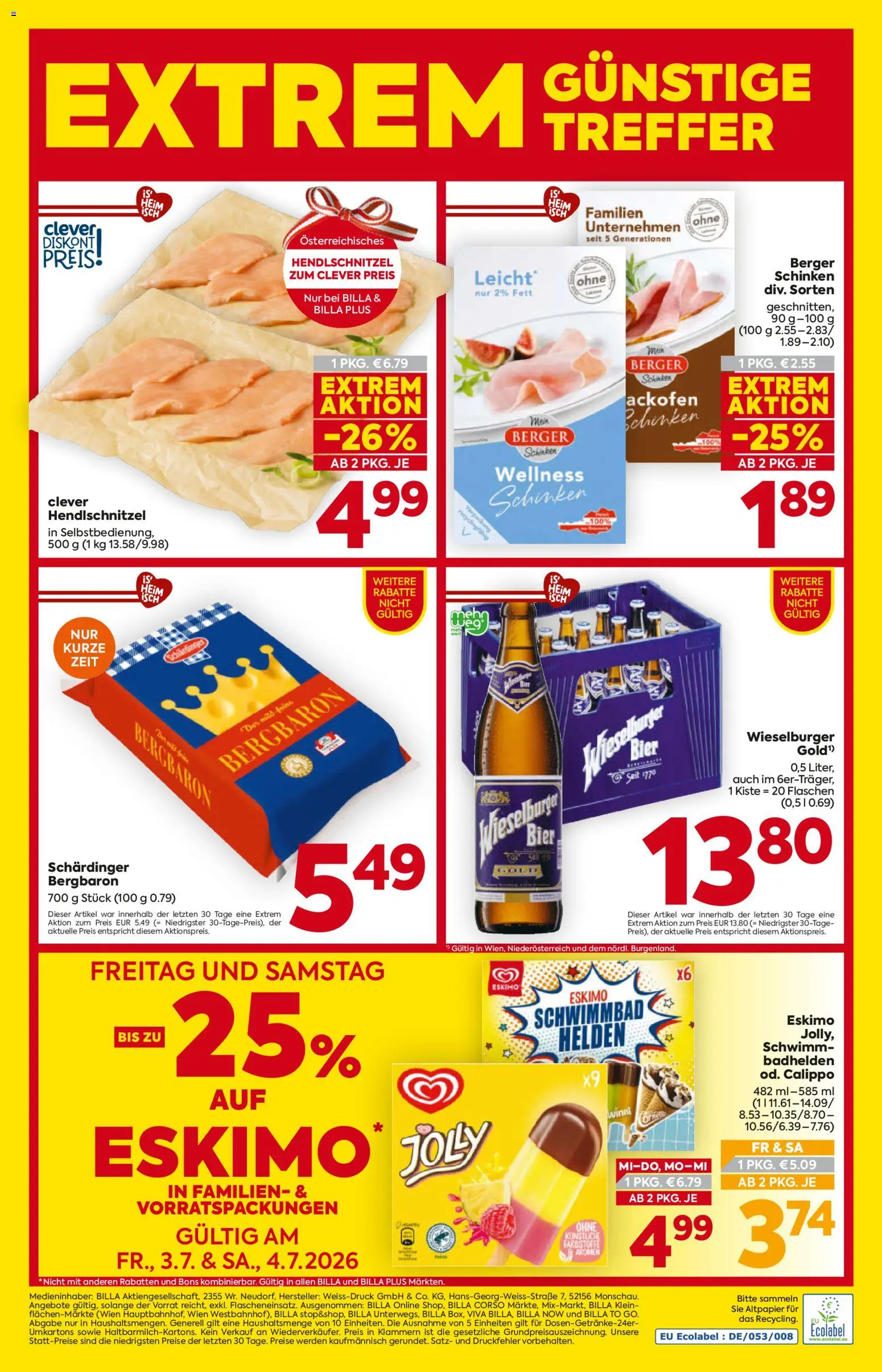 Billa - Flugblatt gültig ab 01.07.2026 | Seite: 16