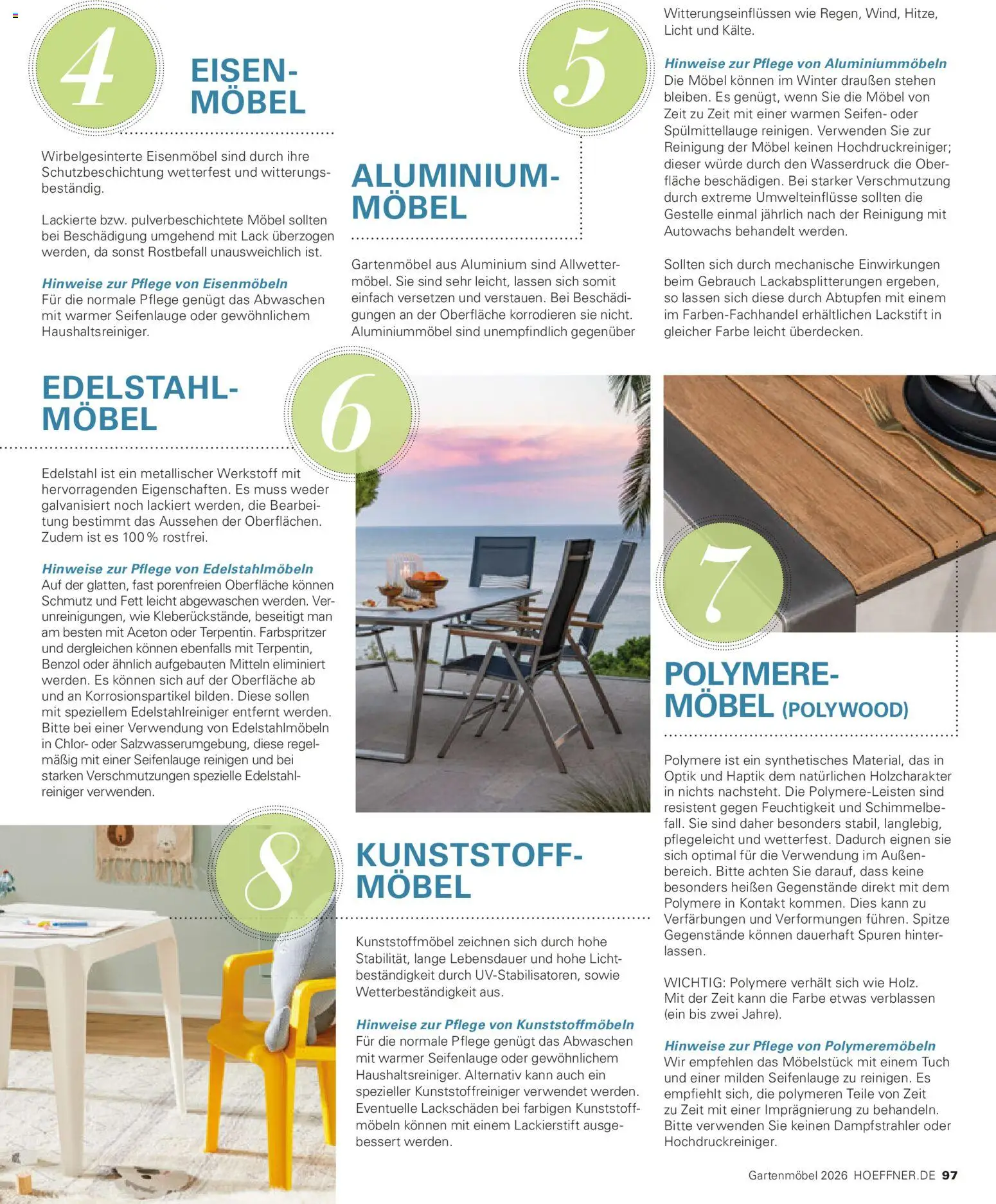 Höffner Prospekt Gartenmöbel – gültig ab 27.03.2026 | Seite: 97 | Produkte: Gartenmöbel